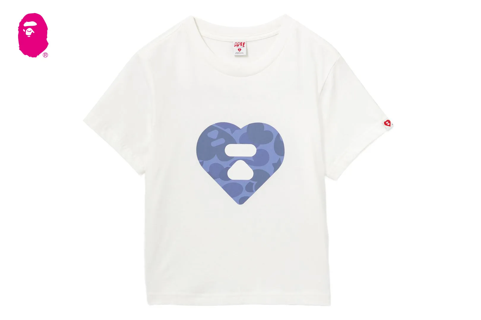 CAMO HEART PRINTED TEE #1 sold by Bape product image thumbnail 3