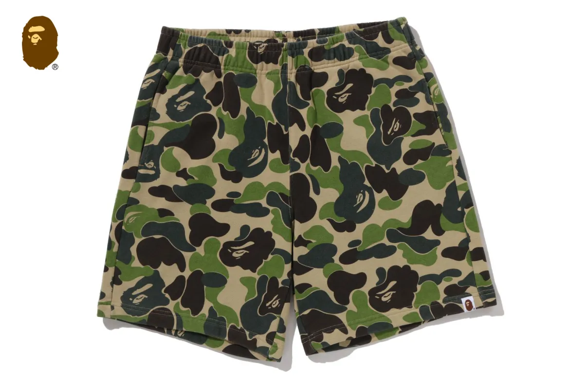 ABC CAMO SWEAT SHORTS sold by Bape