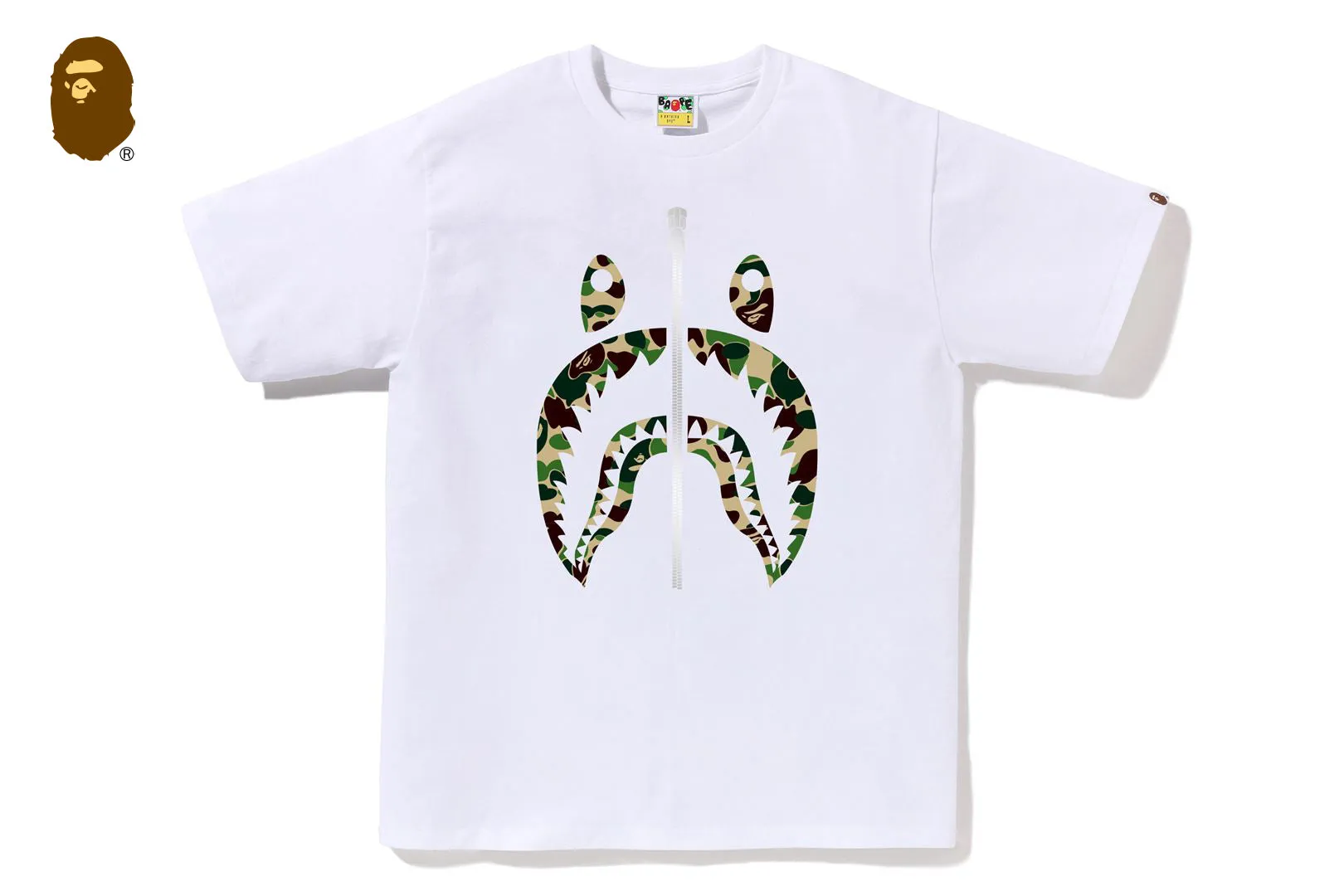ABC CAMO SHARK TEE sold by Bape product image thumbnail 5