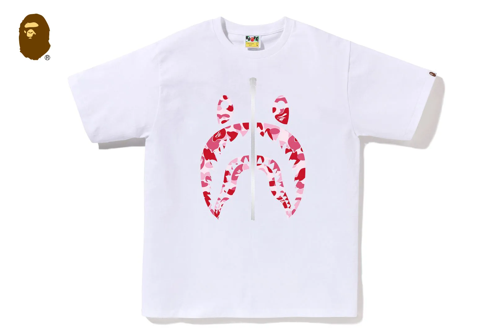 ABC CAMO SHARK TEE sold by Bape