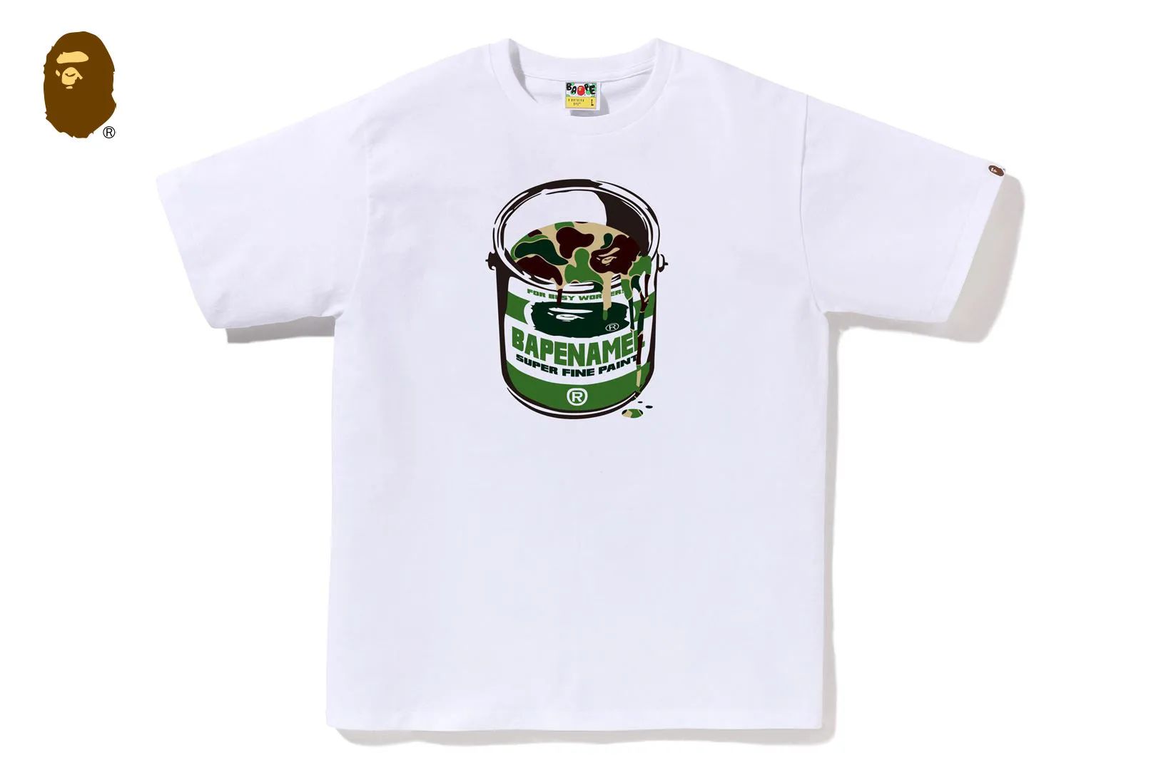 ABC CAMO PAINT CAN TEE sold by Bape product image thumbnail 3