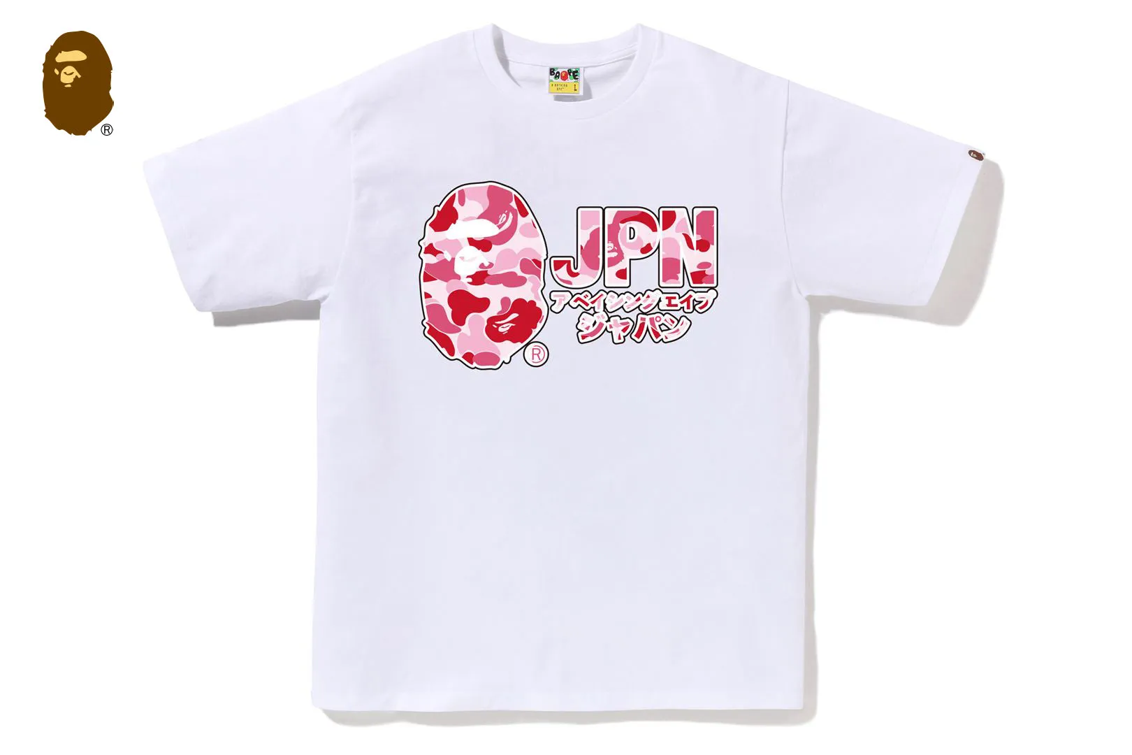ABC CAMO JPN KATAKANA TEE sold by Bape