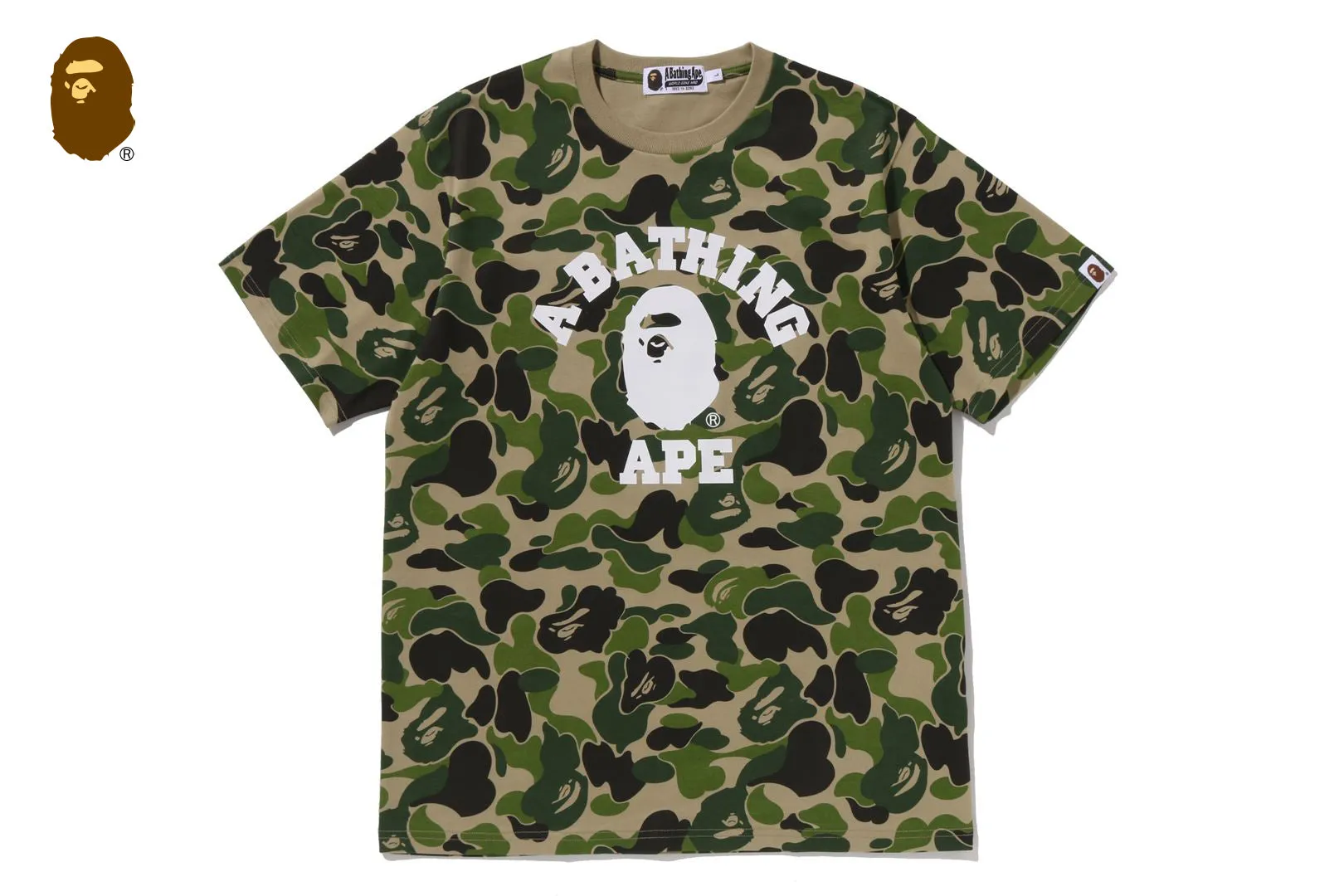 ABC CAMO COLLEGE TEE sold by Bape product image thumbnail 4
