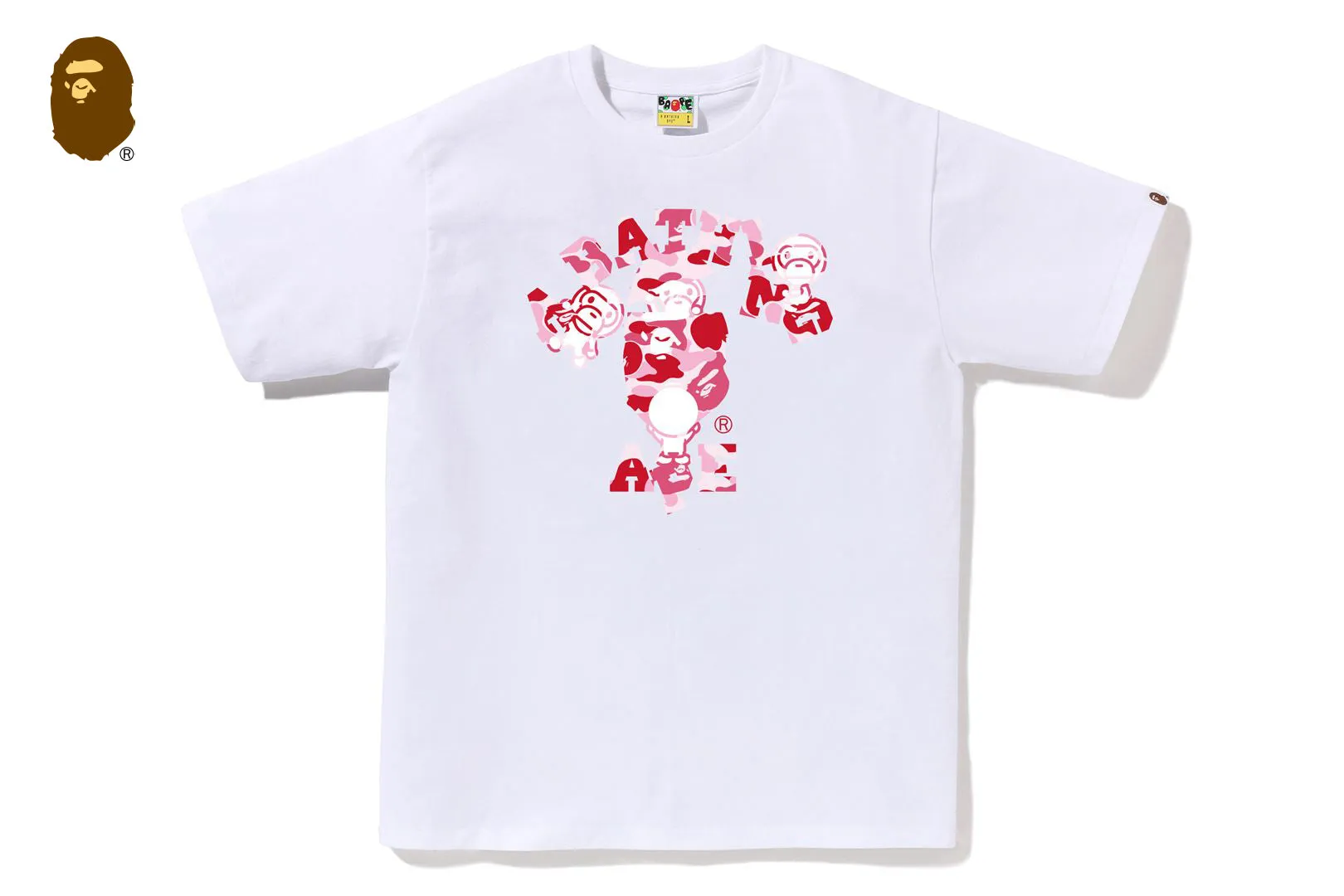 ABC CAMO COLLEGE MILO TEE sold by Bape product image thumbnail 3