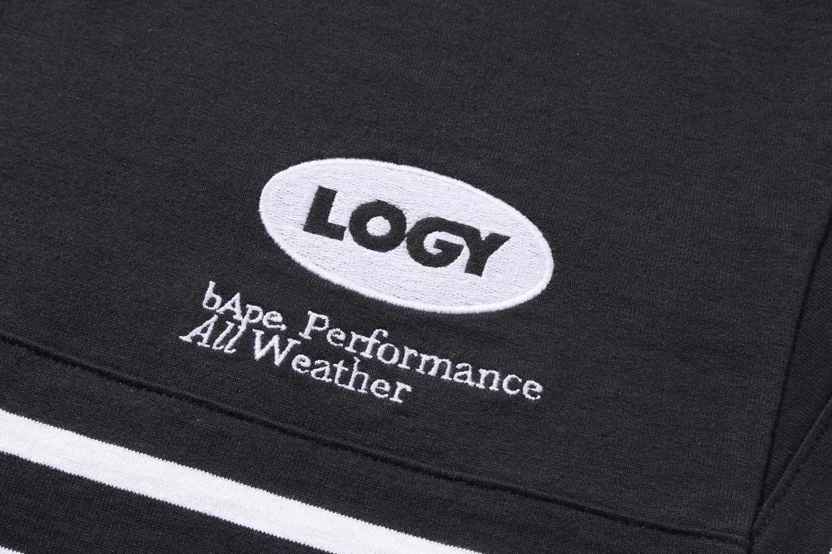 【 BAPE BY KAZUKI KURAISHI 】PANEL STRIPE LONG SLEEVES TEE sold by Bape product image thumbnail 3