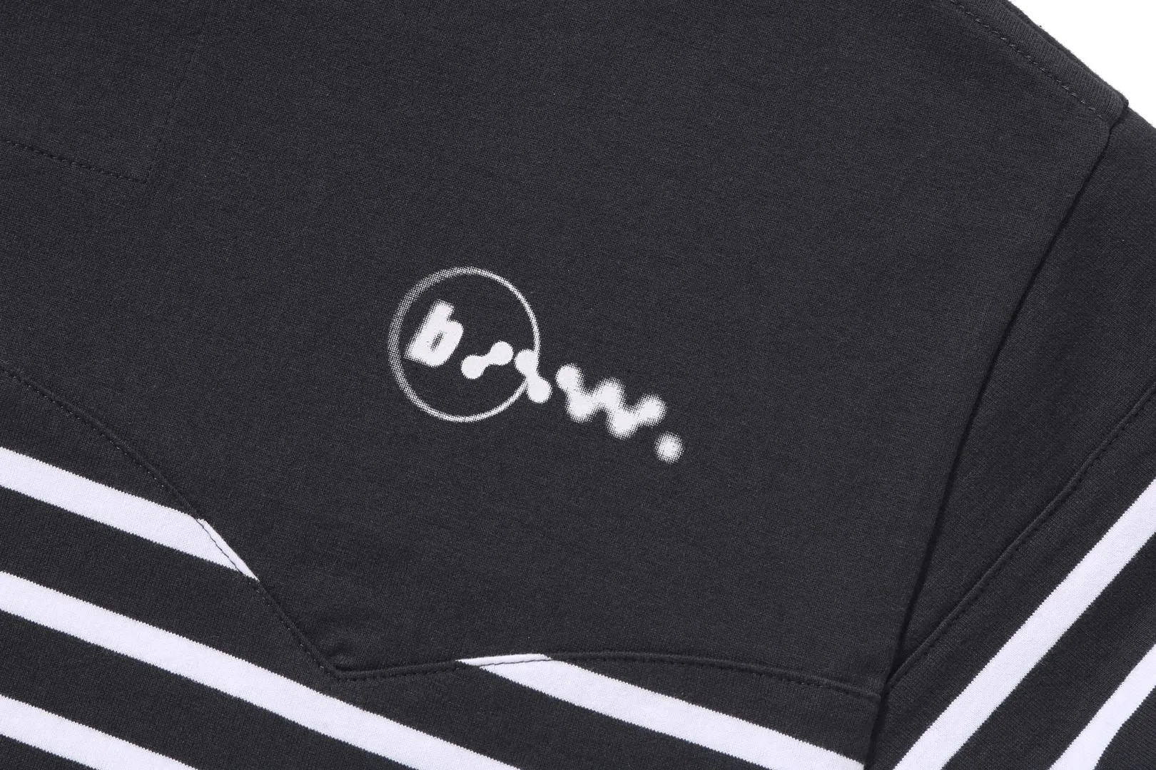 【 BAPE BY KAZUKI KURAISHI 】PANEL STRIPE LONG SLEEVES TEE sold by Bape product image thumbnail 4