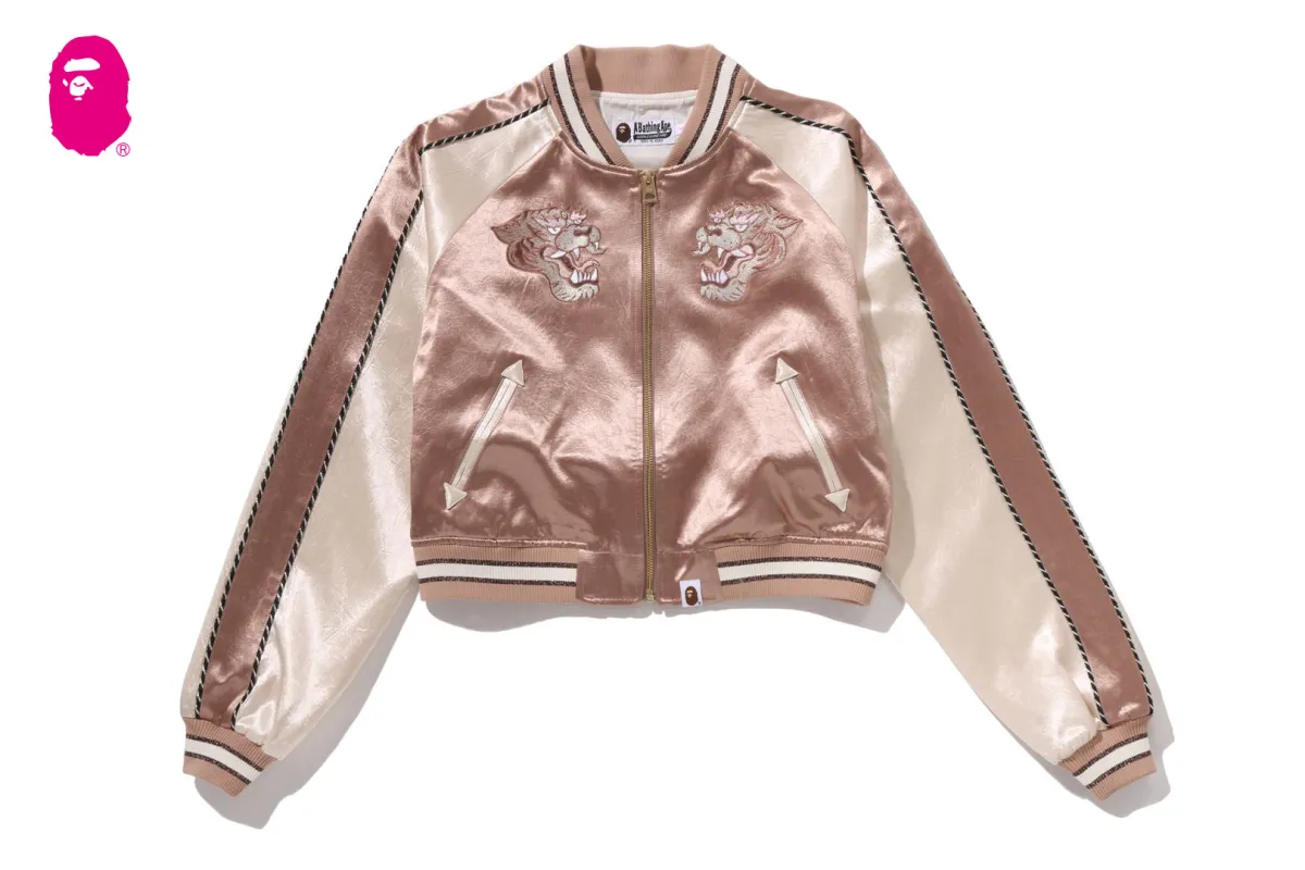 MULTILOGO CROPPED SOUVENIR JACKET made by Bape