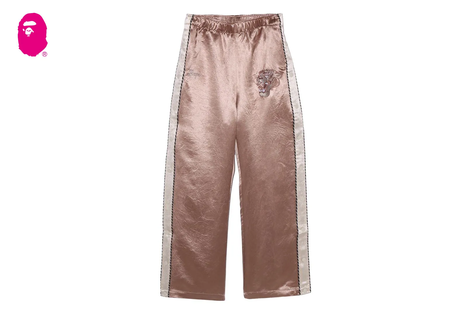MULTI LOGO SOUVENIR PANTS sold by Bape