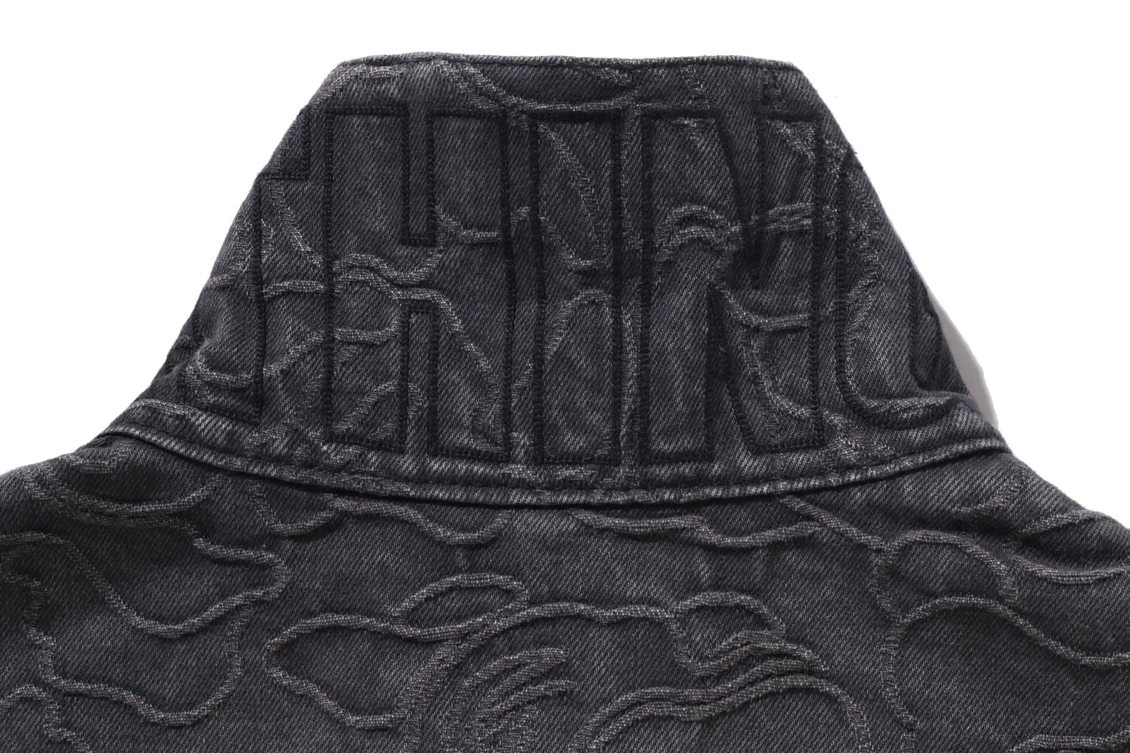 LINE CAMO JACQUARD DENIM JACKET sold by Bape product image thumbnail 5