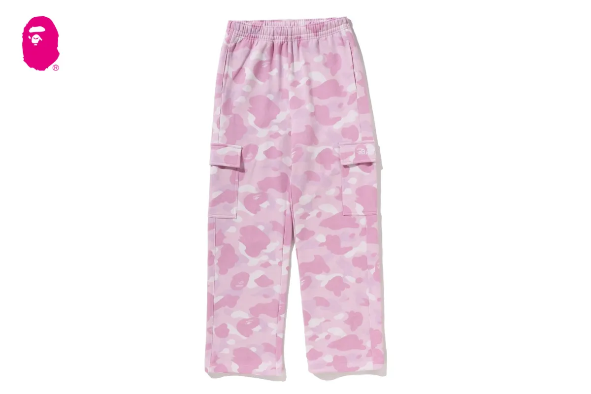 COLOR CAMO STRAIGHT SWEAT PANTS made by Bape