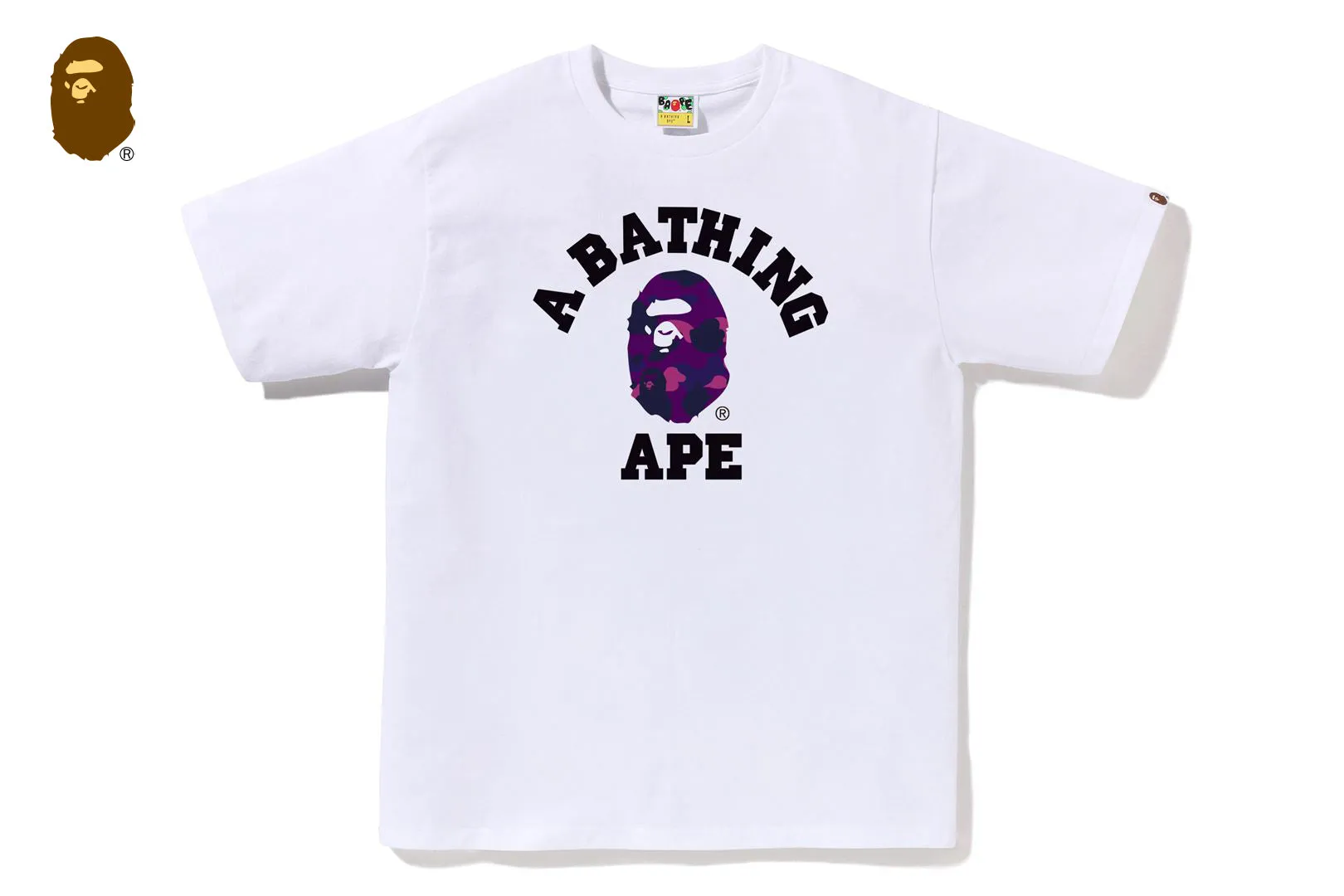 COLOR CAMO COLLEGE TEE sold by Bape product image thumbnail 5