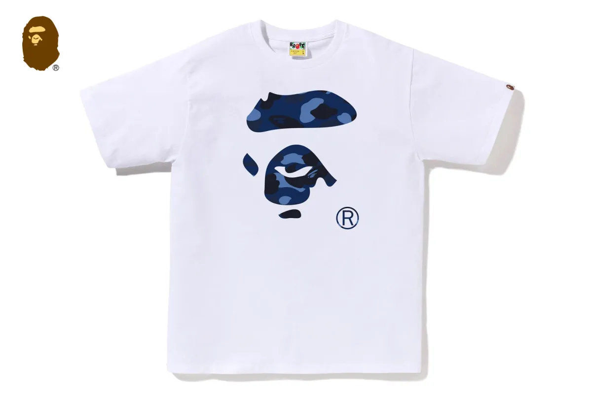 COLOR CAMO APE FACE TEE made by Bape