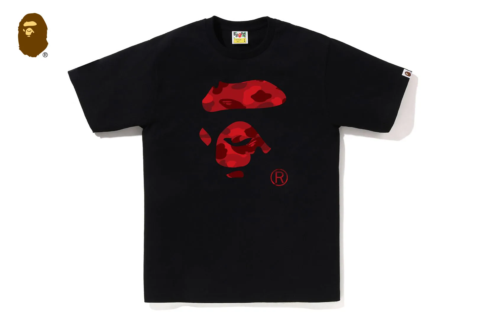 COLOR CAMO APE FACE TEE sold by Bape product image thumbnail 3