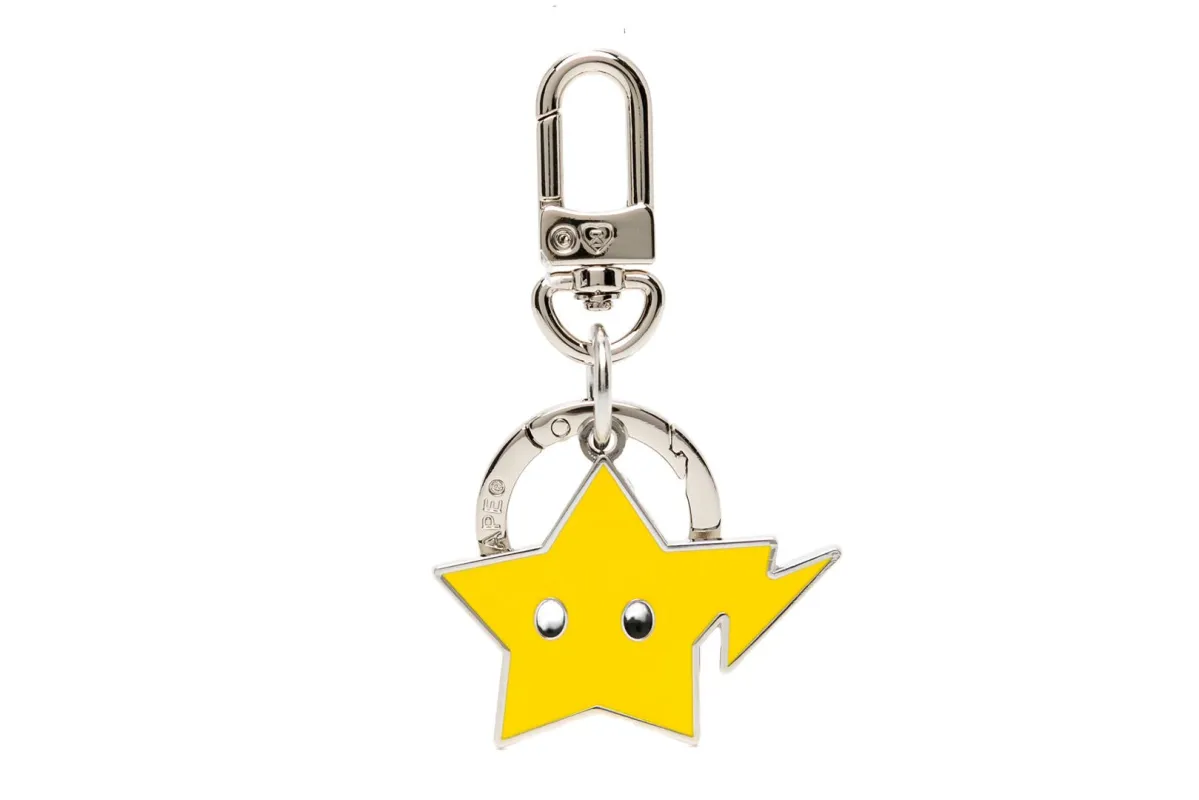 STAR METAL KEYCHAINS made by Bape