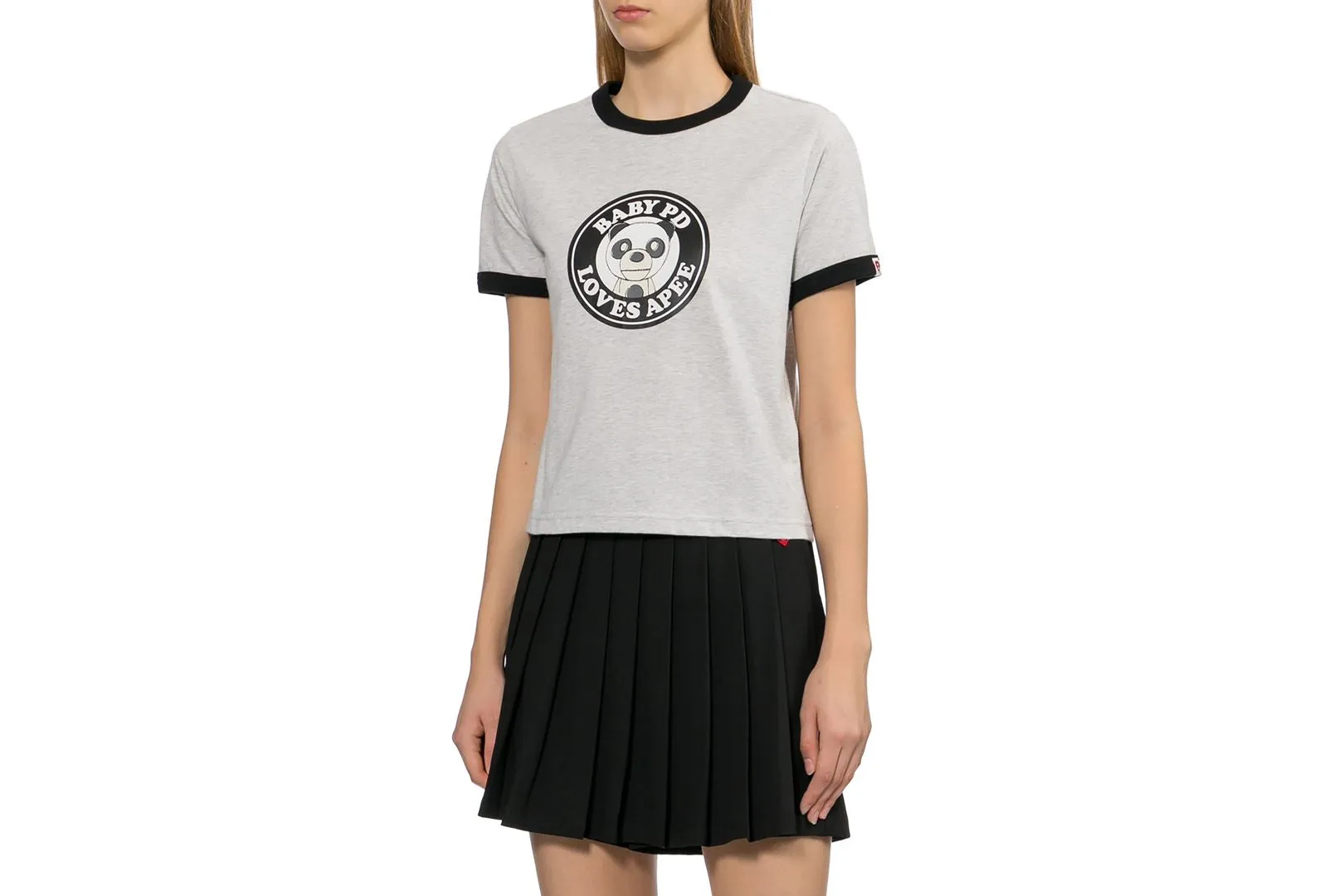 MILO PD PRINTED RINGER CROP TEE sold by Bape product image thumbnail 4