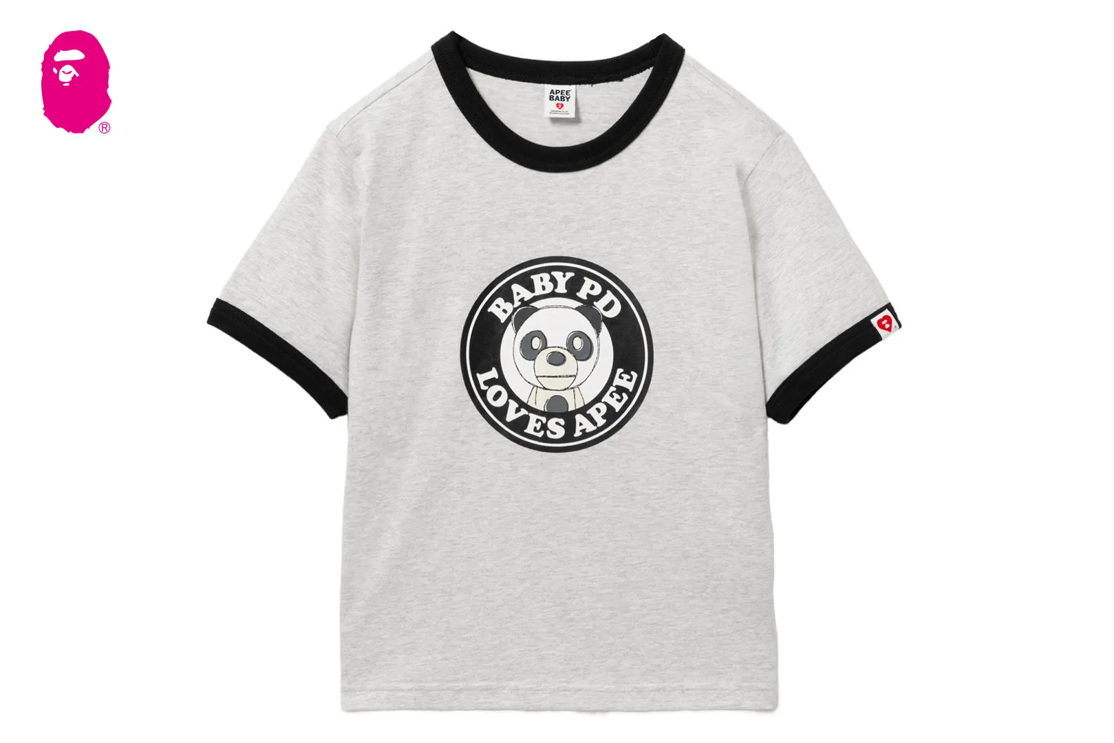 MILO PD PRINTED RINGER CROP TEE sold by Bape product image thumbnail 5