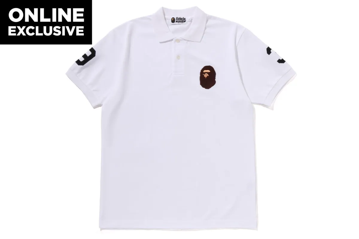 LARGE APE HEAD POLO BAPEC made by Bape