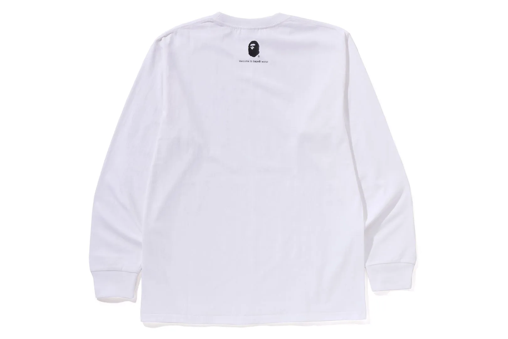 GO APE POINTER COLLEGE LS TEE BAPEC sold by Bape product image thumbnail 2