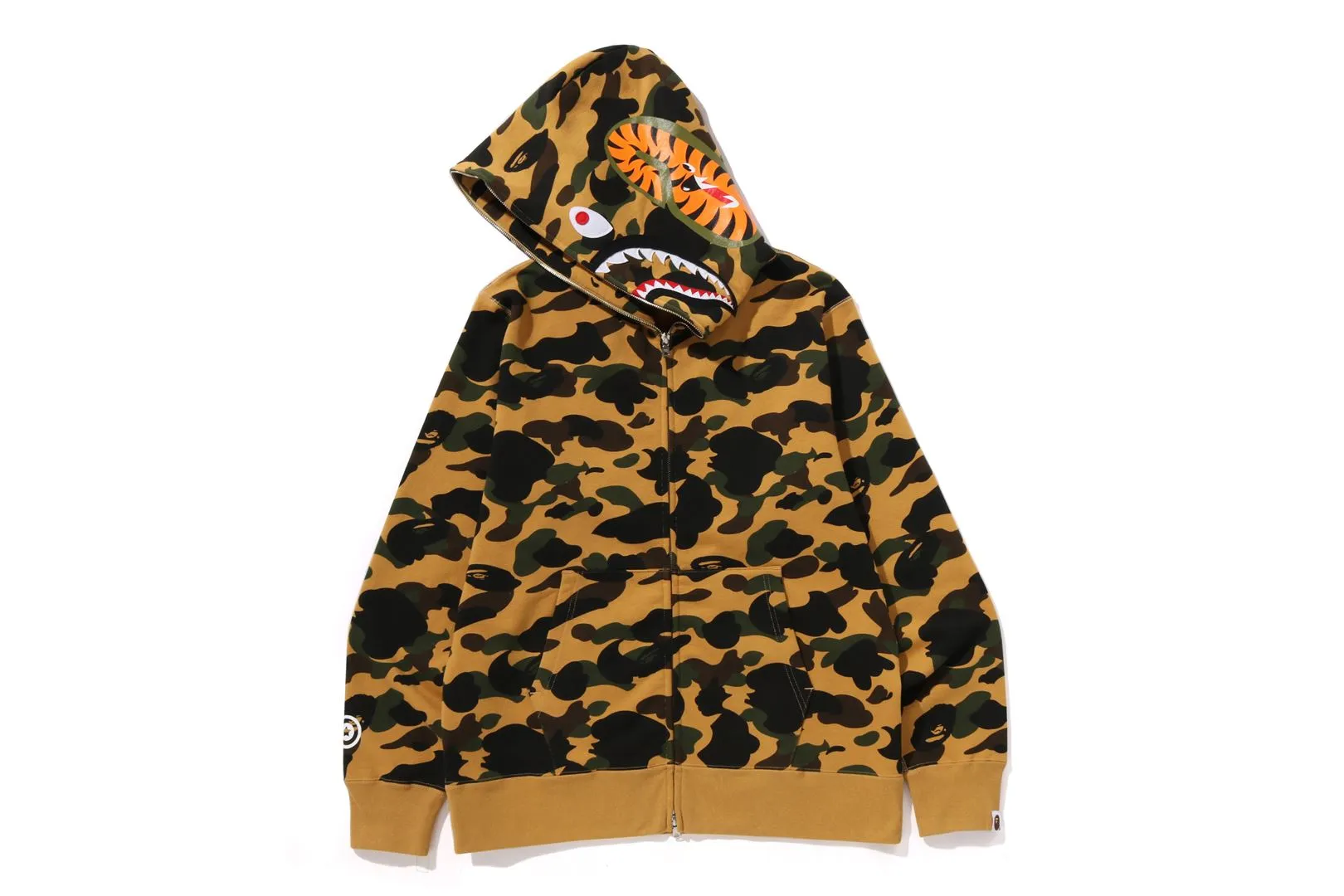 1ST CAMO SHARK FULL ZIP HOODIE sold by Bape product image thumbnail 5