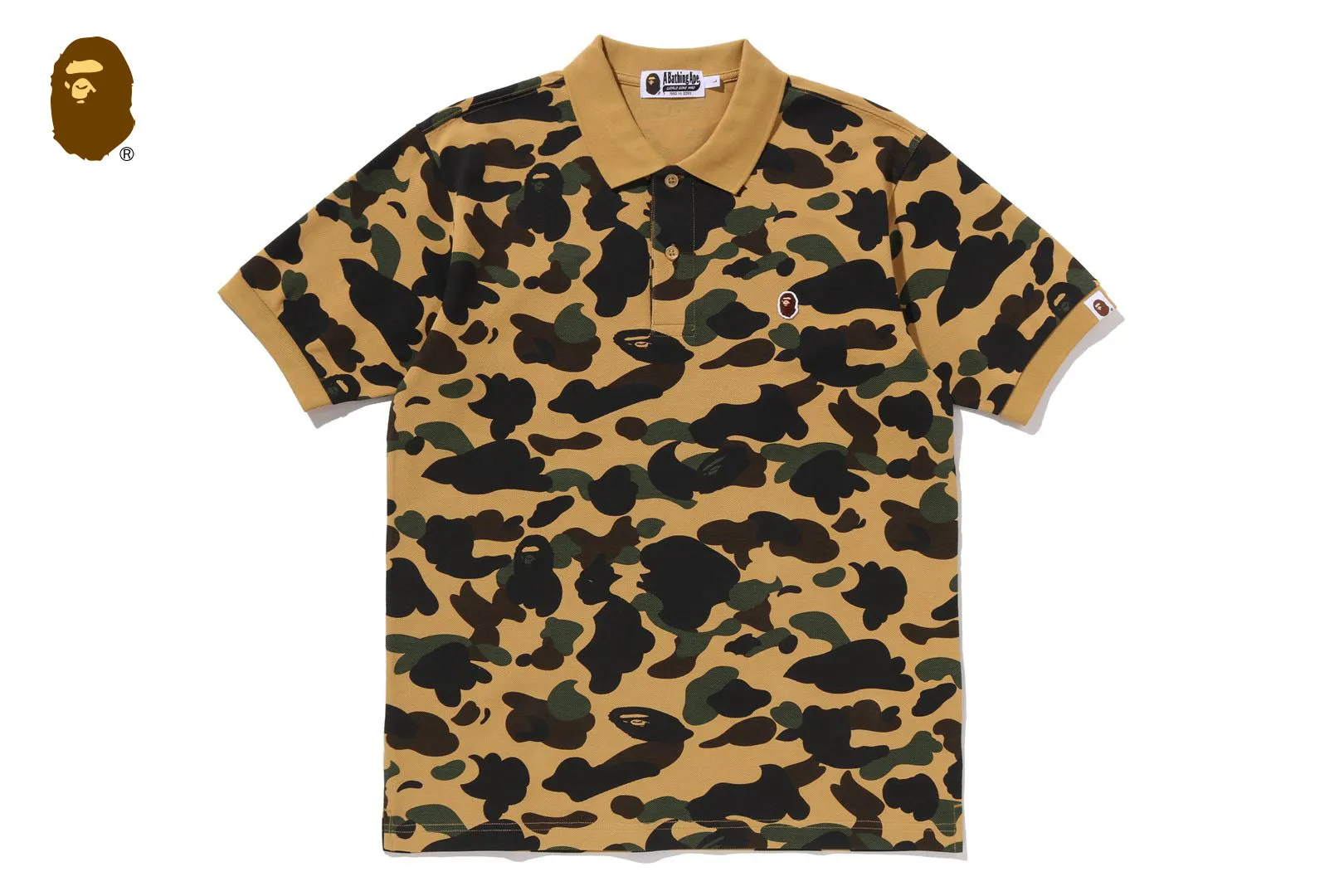 1ST CAMO ONE POINT REGULAR FIT POLO SHIRT sold by Bape product image thumbnail 4