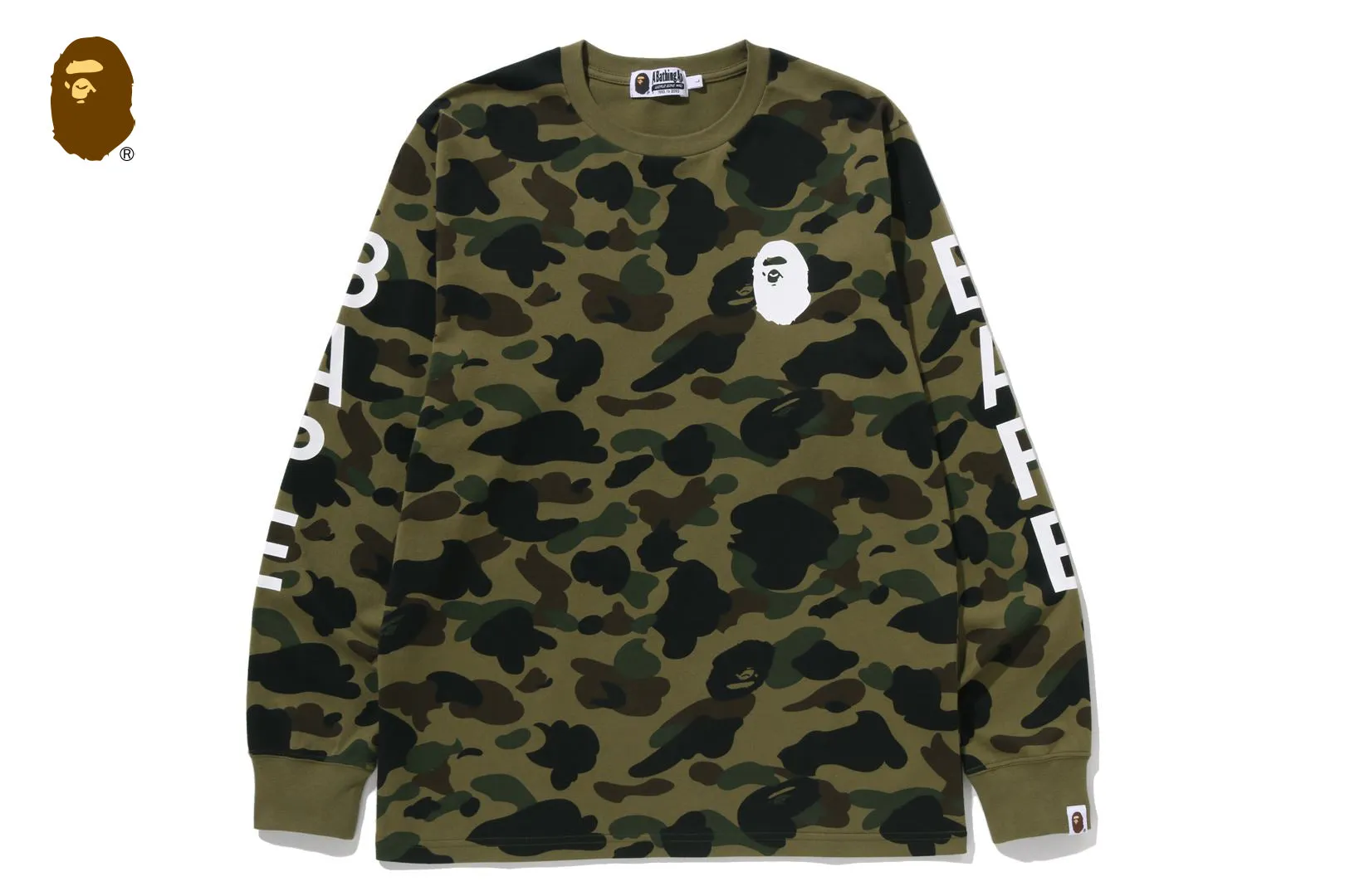 1ST CAMO LS TEE sold by Bape