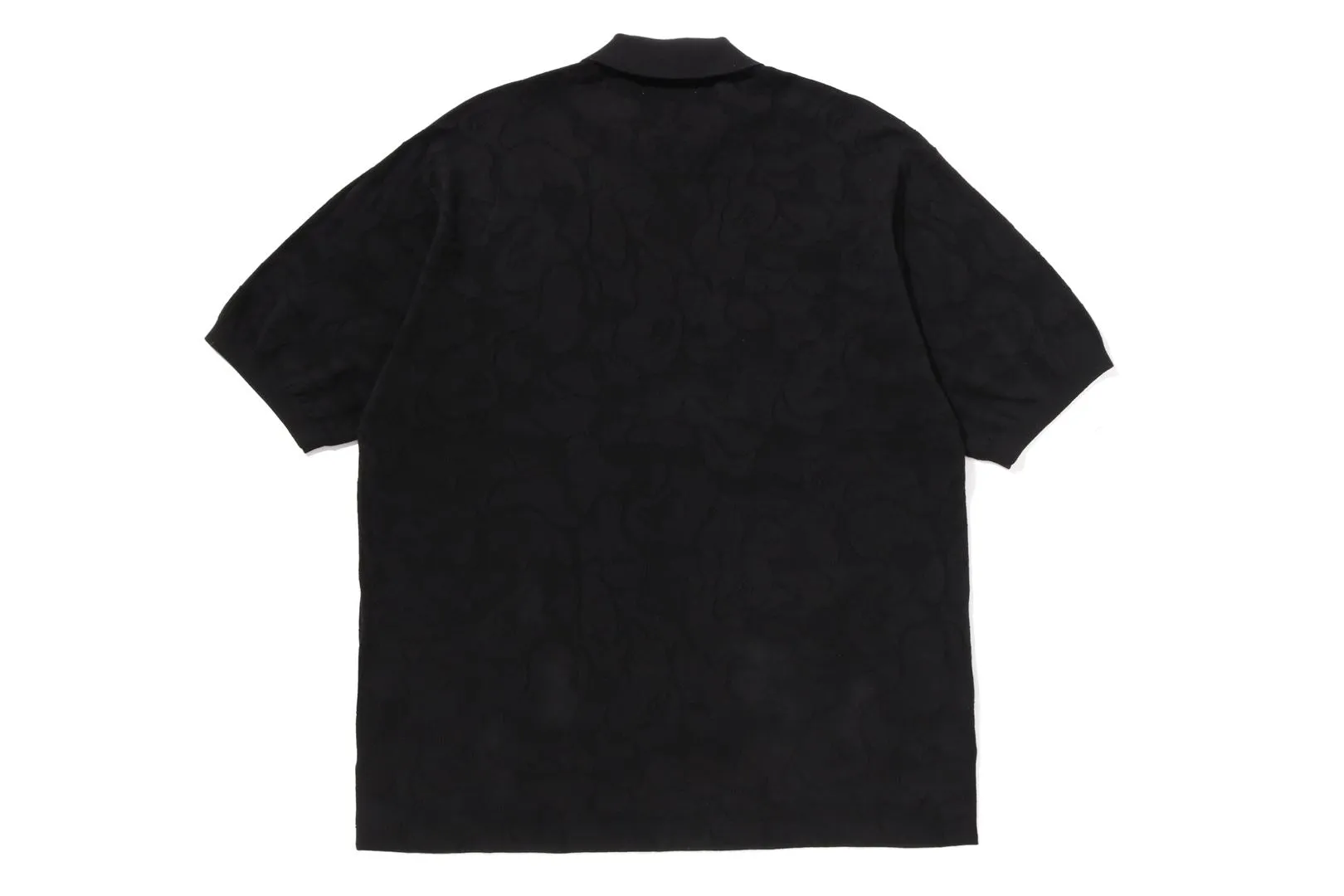 SOLID CAMO JACQUARD RELAXED FIT POLO SHIRT sold by Bape product image thumbnail 2