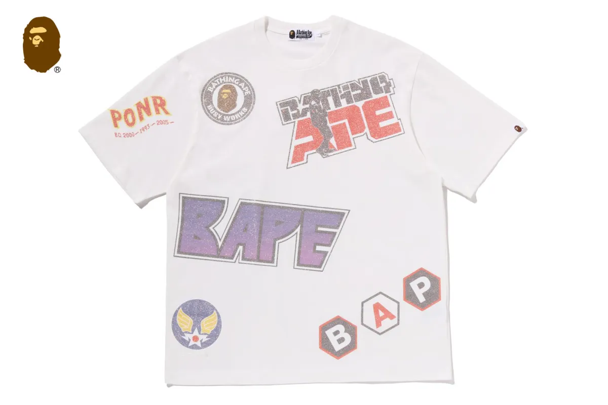 MULTI ARCHIVE MOTIF RELAXED FIT TEE made by Bape