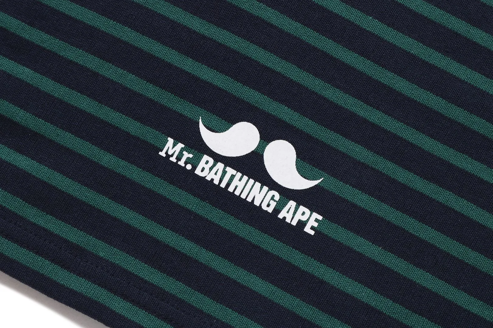 HENRY NECK STRIPE LS TEE sold by Bape product image thumbnail 4