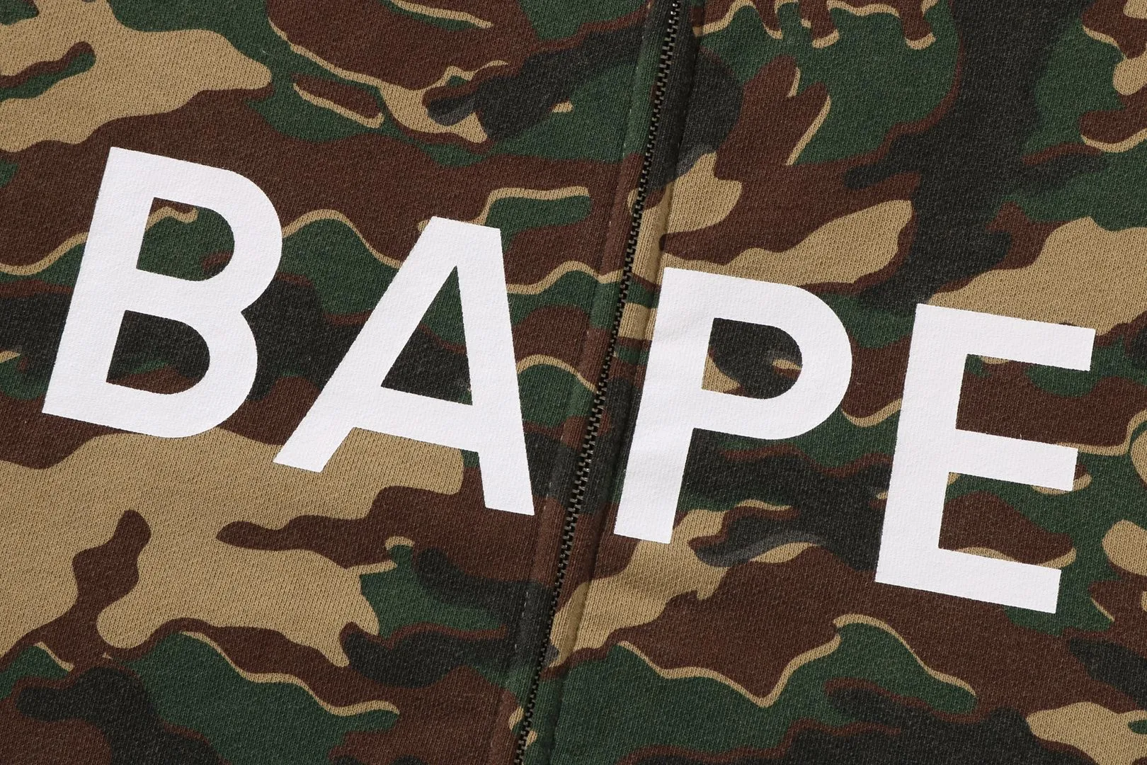 GLITCH WOODLAND CAMO FULL ZIP HOODIE sold by Bape product image thumbnail 3