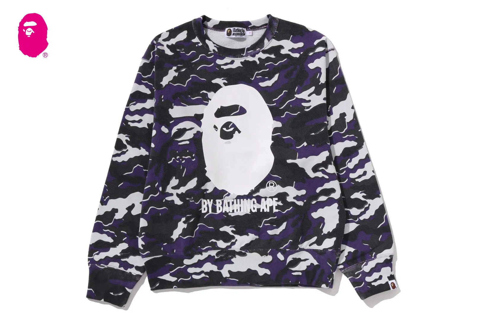 GLITCH WOODLAND CAMO BY BATHING APE CREWNECK SWEATSHIRT sold by Bape product image thumbnail 4