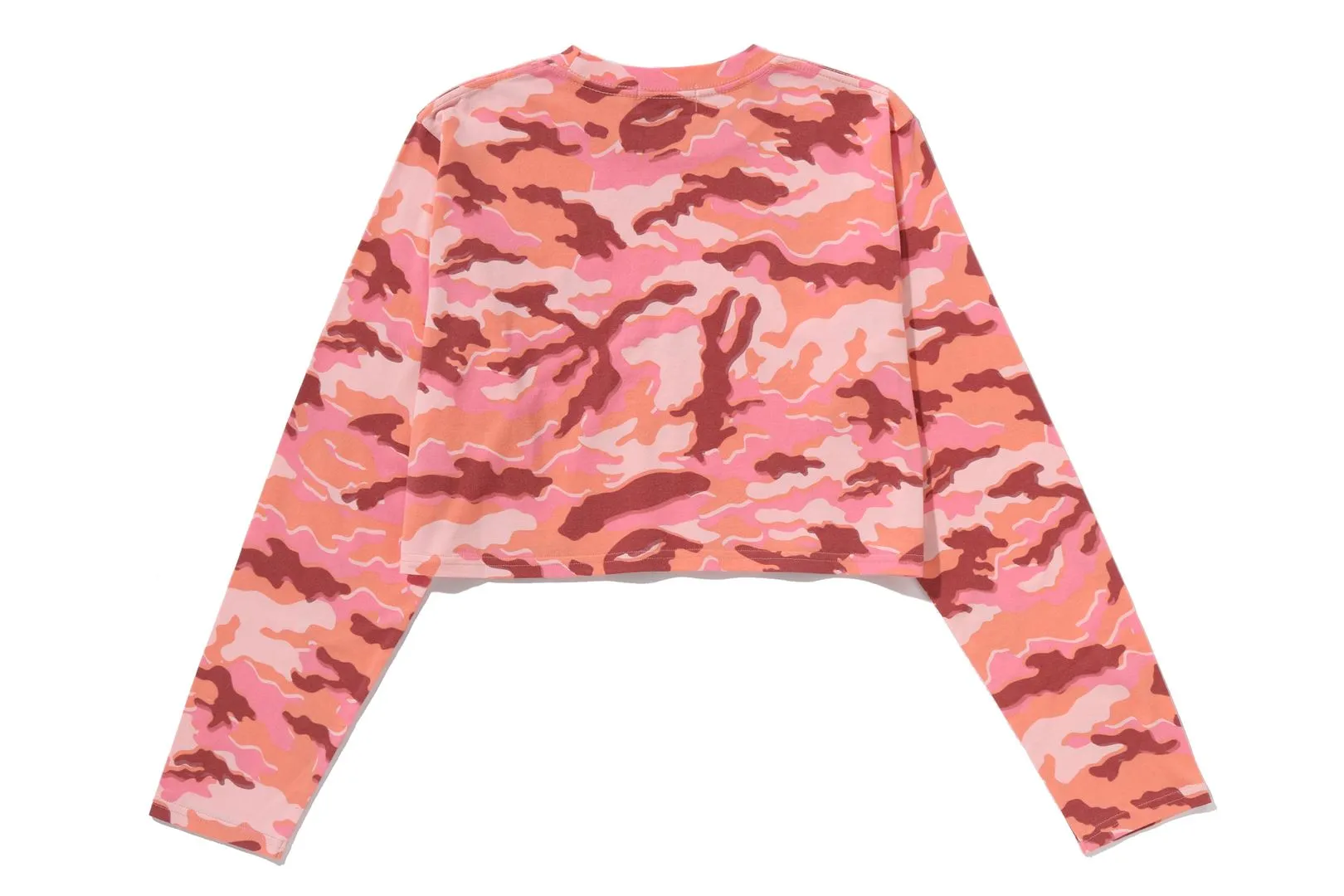 GLITCH WOODLAND CAMO BAPE CROPPED L/S TEE sold by Bape product image thumbnail 5