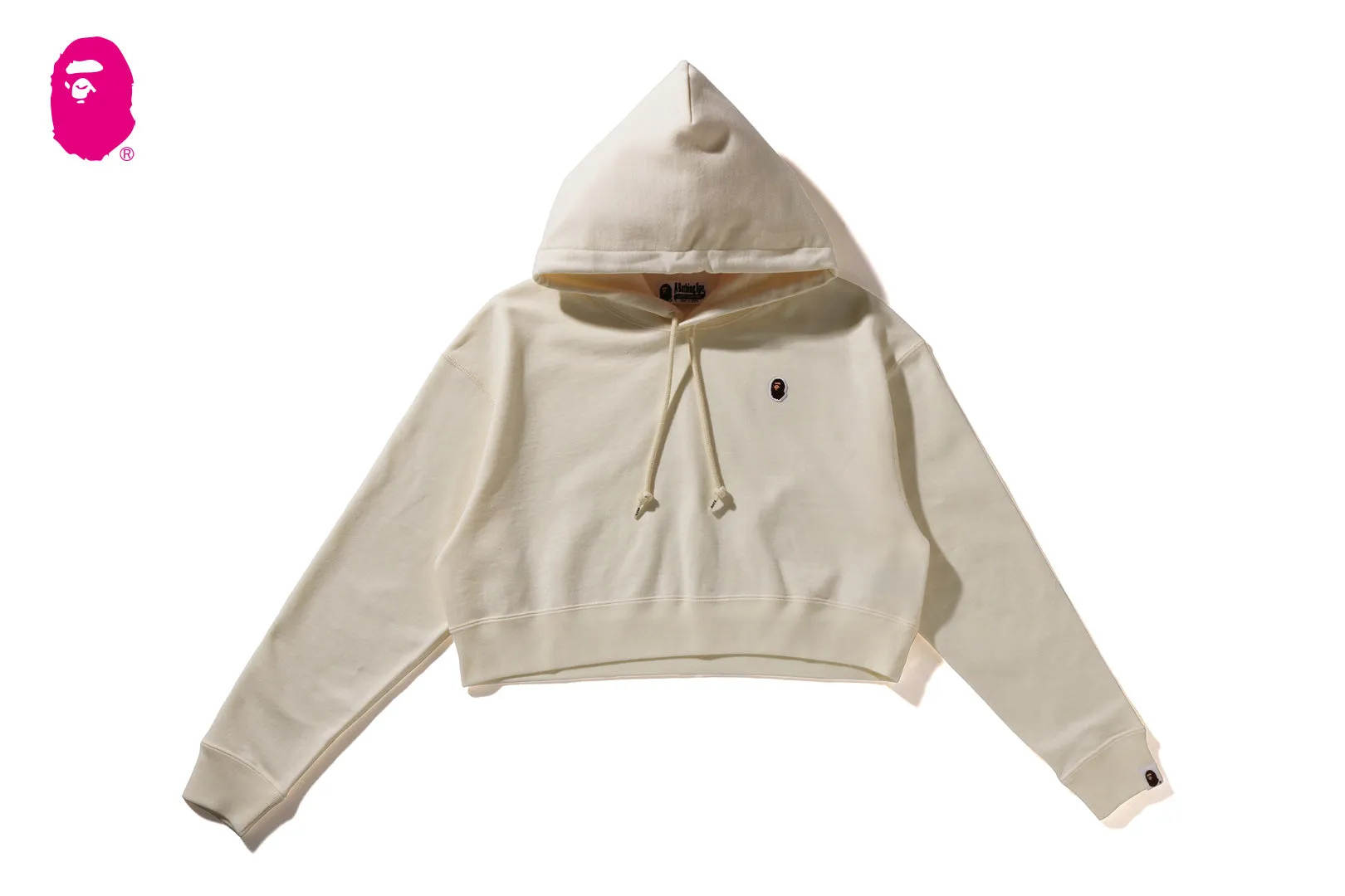 APE HEAD ONE POINT CROPPED PULLOVER HOODIE sold by Bape product image thumbnail 4