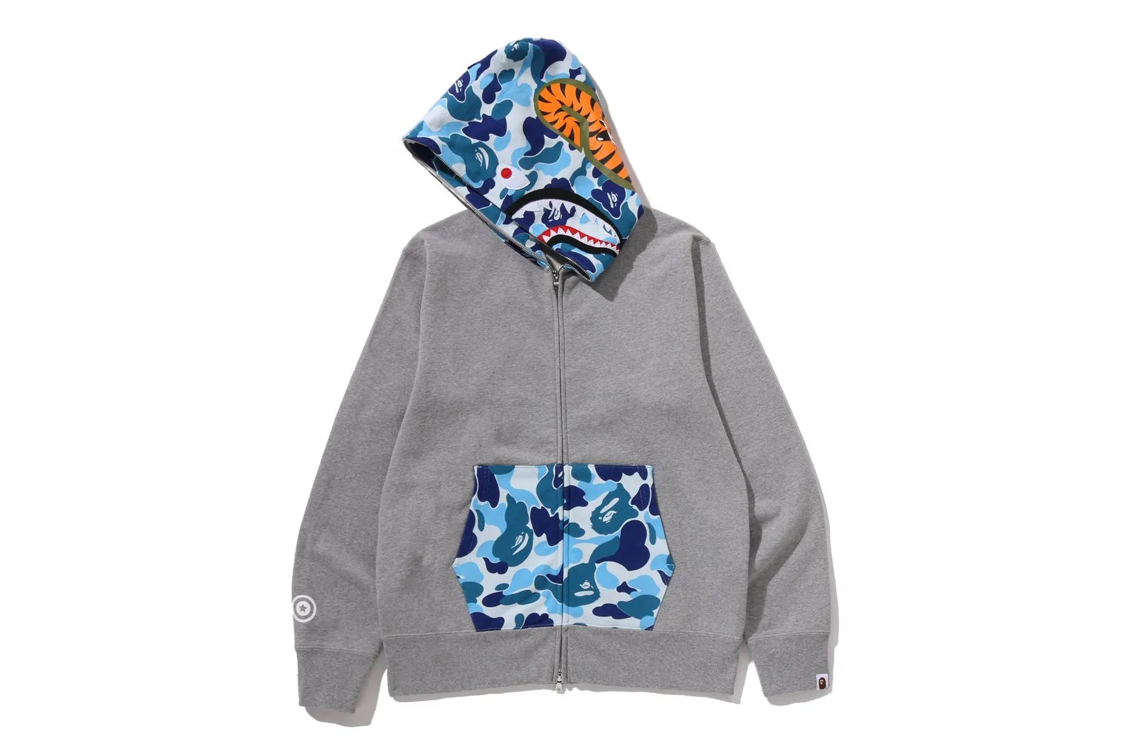 ABC CAMO SHARK FULL ZIP HOODIE sold by Bape product image thumbnail 5