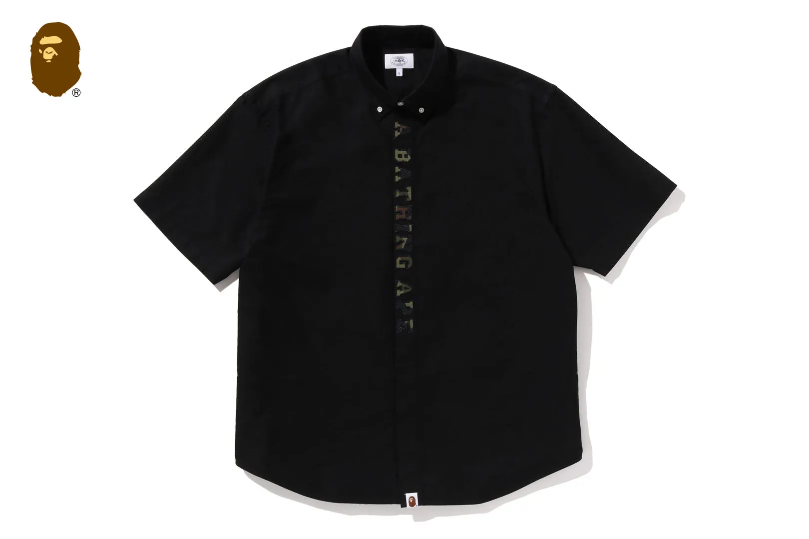 1ST CAMO APPLIQUE OXFORD SS SHIRT sold by Bape product image thumbnail 4