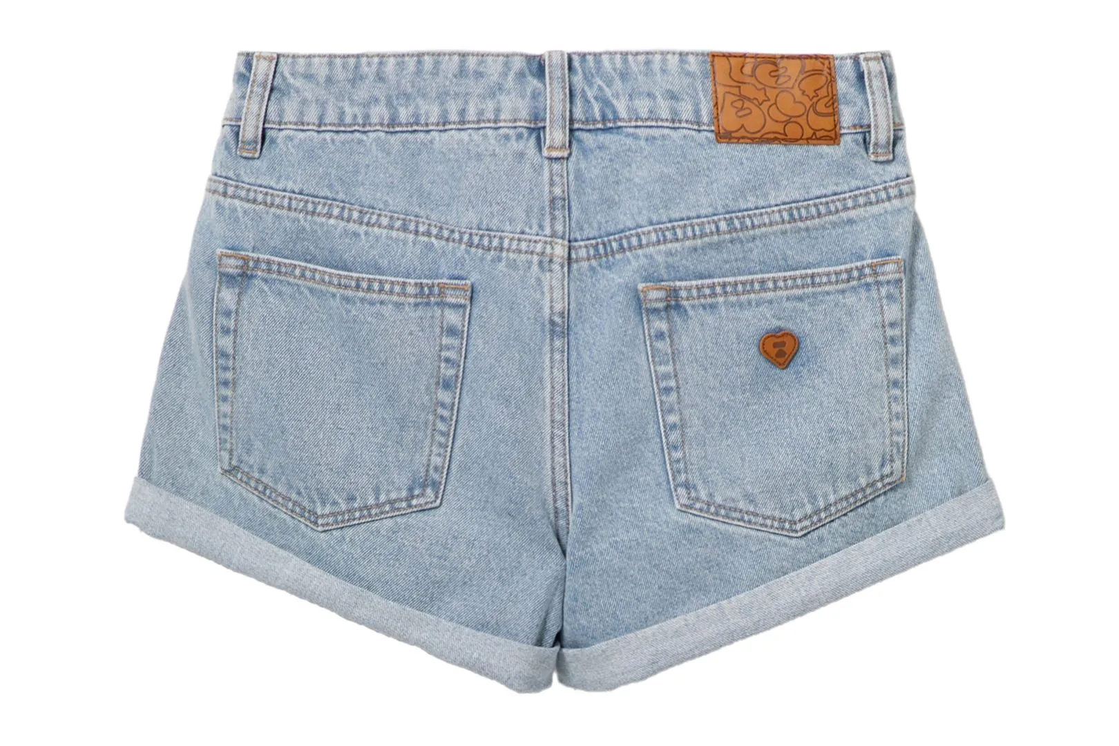 PU BADGE DENIM SHORTS sold by Bape product image thumbnail 5