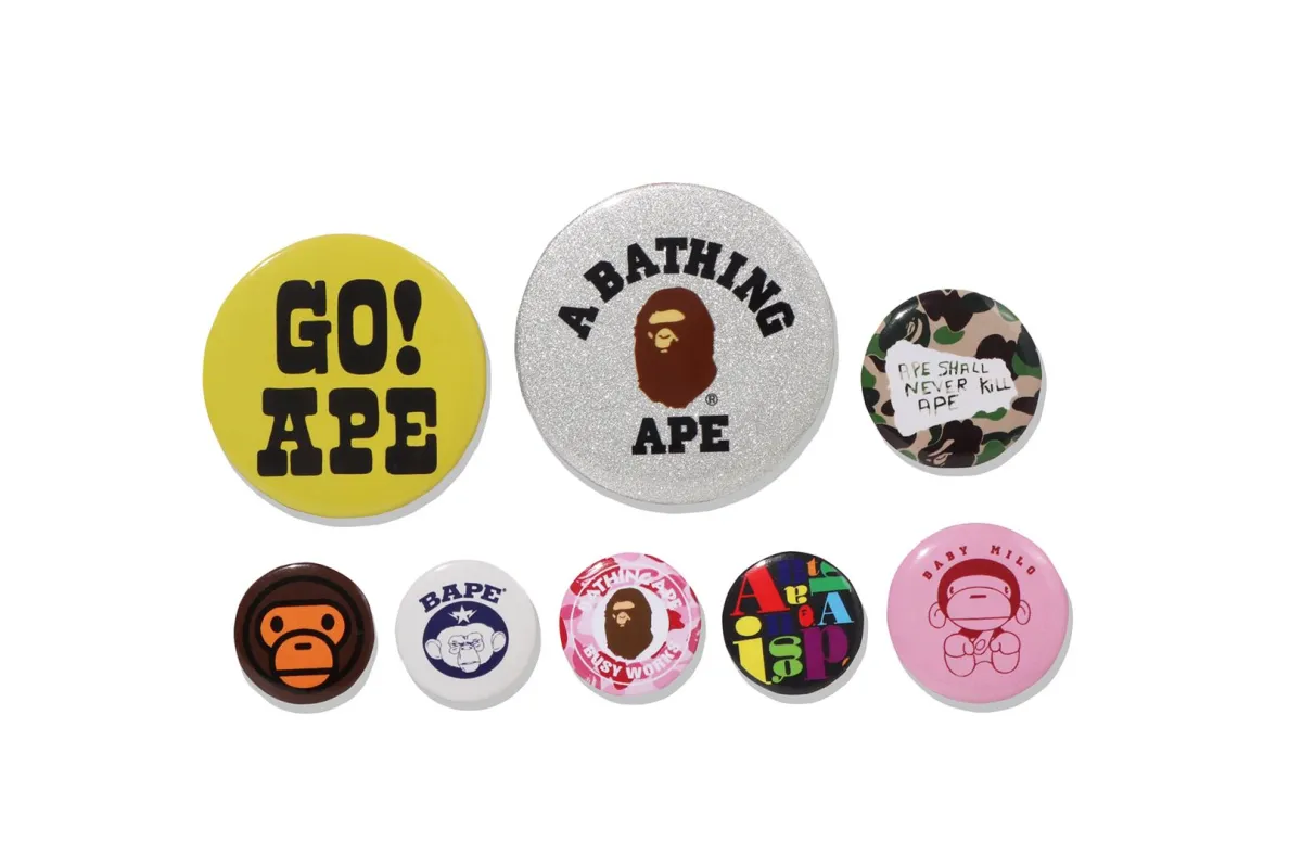 MULTI LOGO BADGE SET made by Bape
