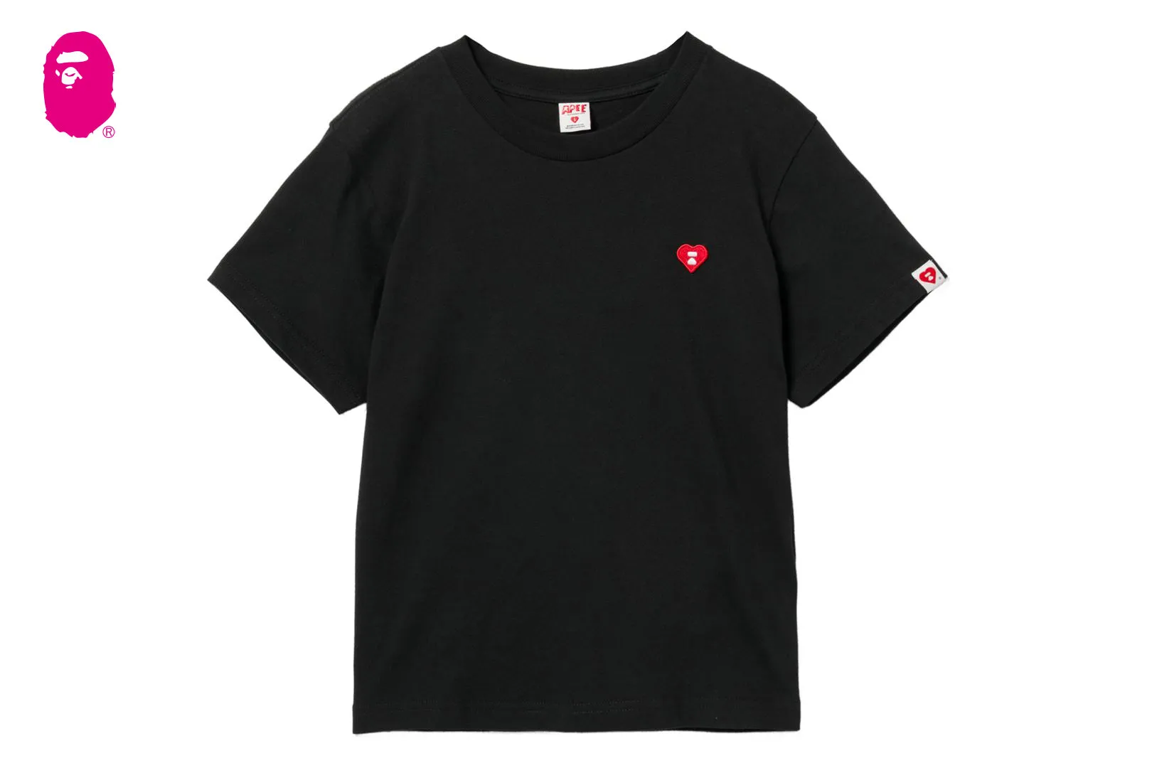 HEART BADGE CROP TEE #1 sold by Bape product image thumbnail 4