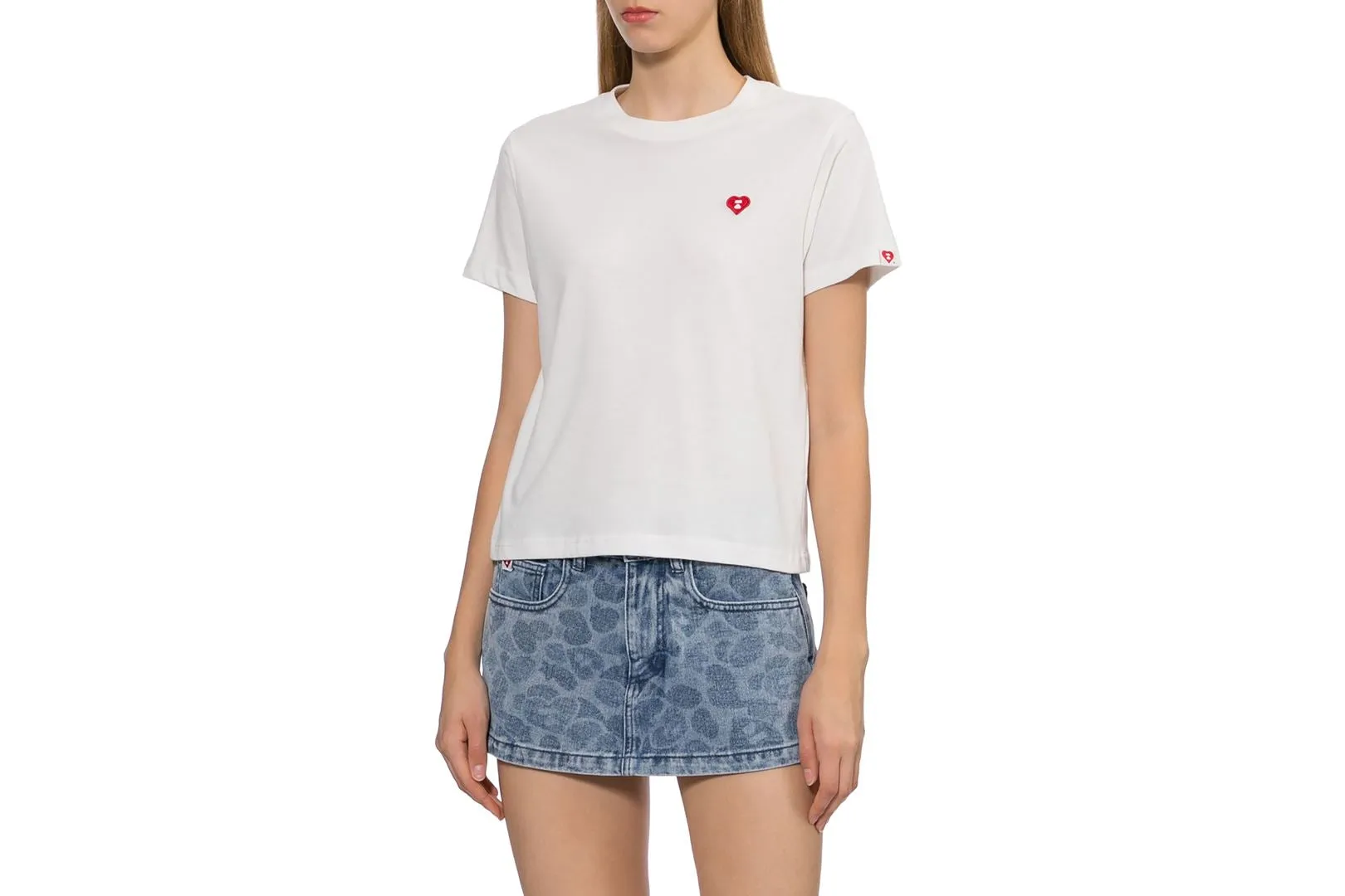 HEART BADGE CROP TEE #1 sold by Bape product image thumbnail 3