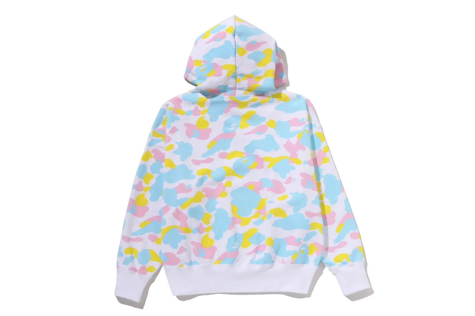 NEW MULTI CAMO LOGO OVERSIZED PULLOVER HOODIE sold by Bape product image thumbnail 2