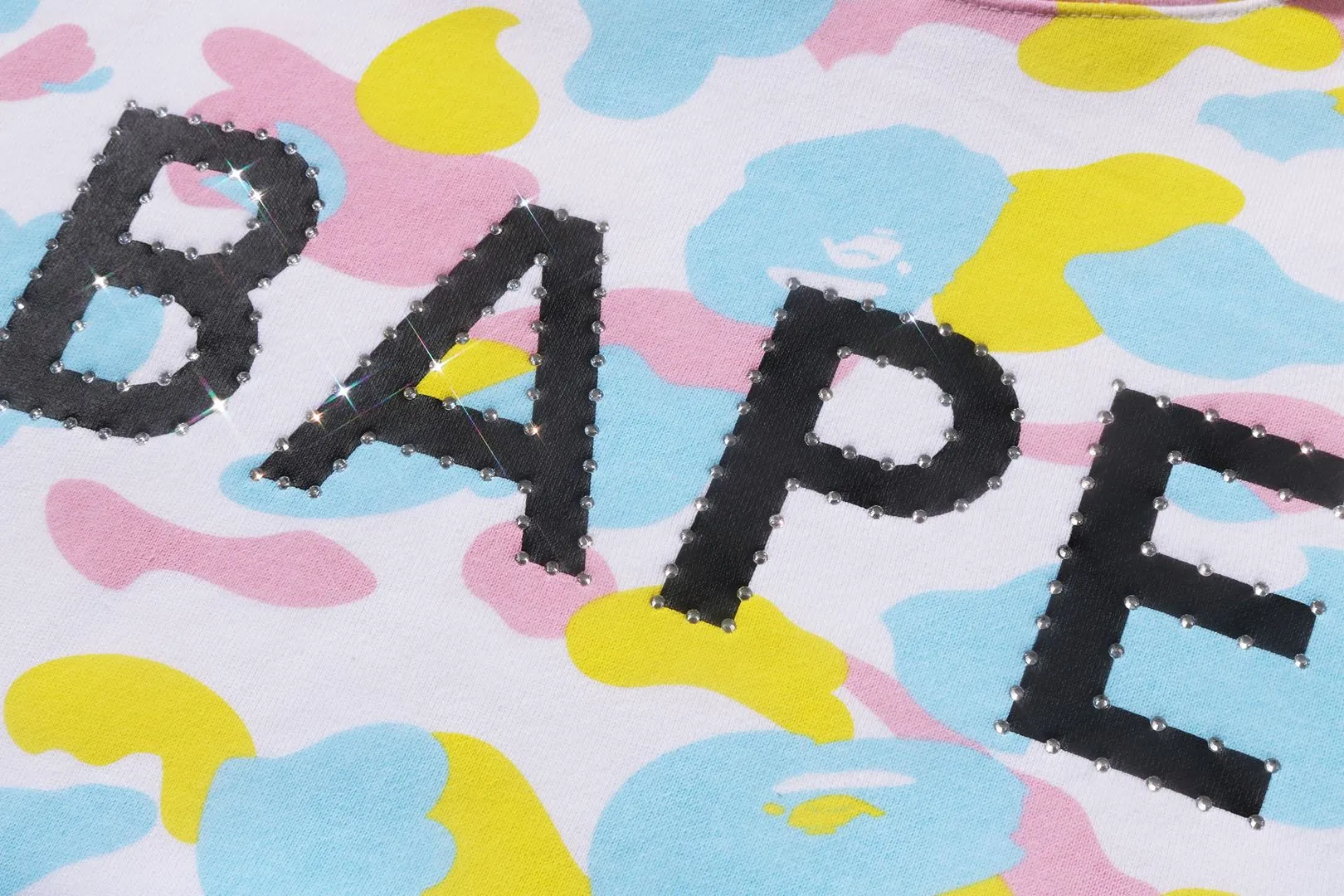 NEW MULTI CAMO LOGO OVERSIZED PULLOVER HOODIE sold by Bape product image thumbnail 3