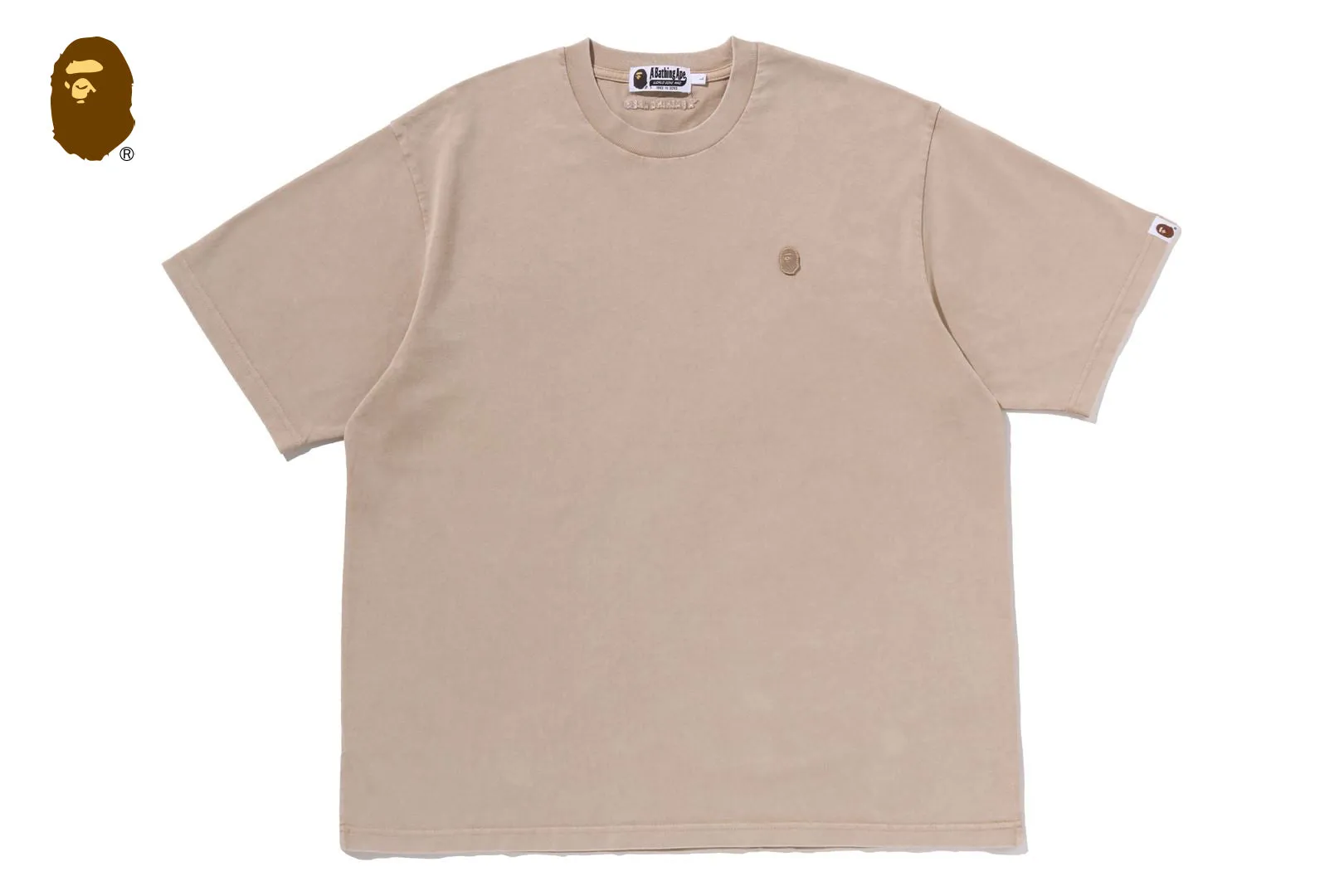 GARMENT DYE ONE POINT RELAXED FIT TEE sold by Bape product image thumbnail 5