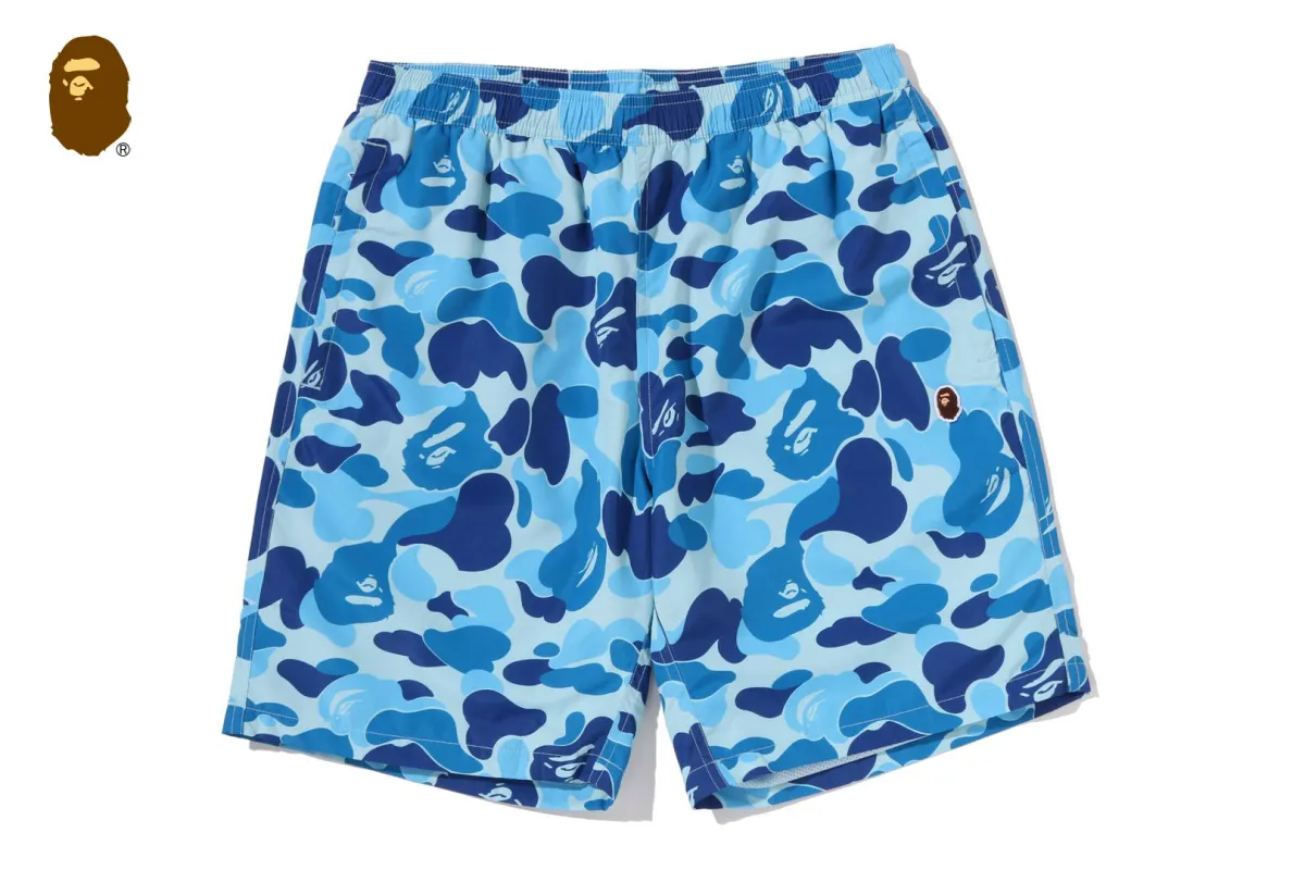 ABC CAMO APE HEAD ONE POINT BEACH SHORTS made by Bape