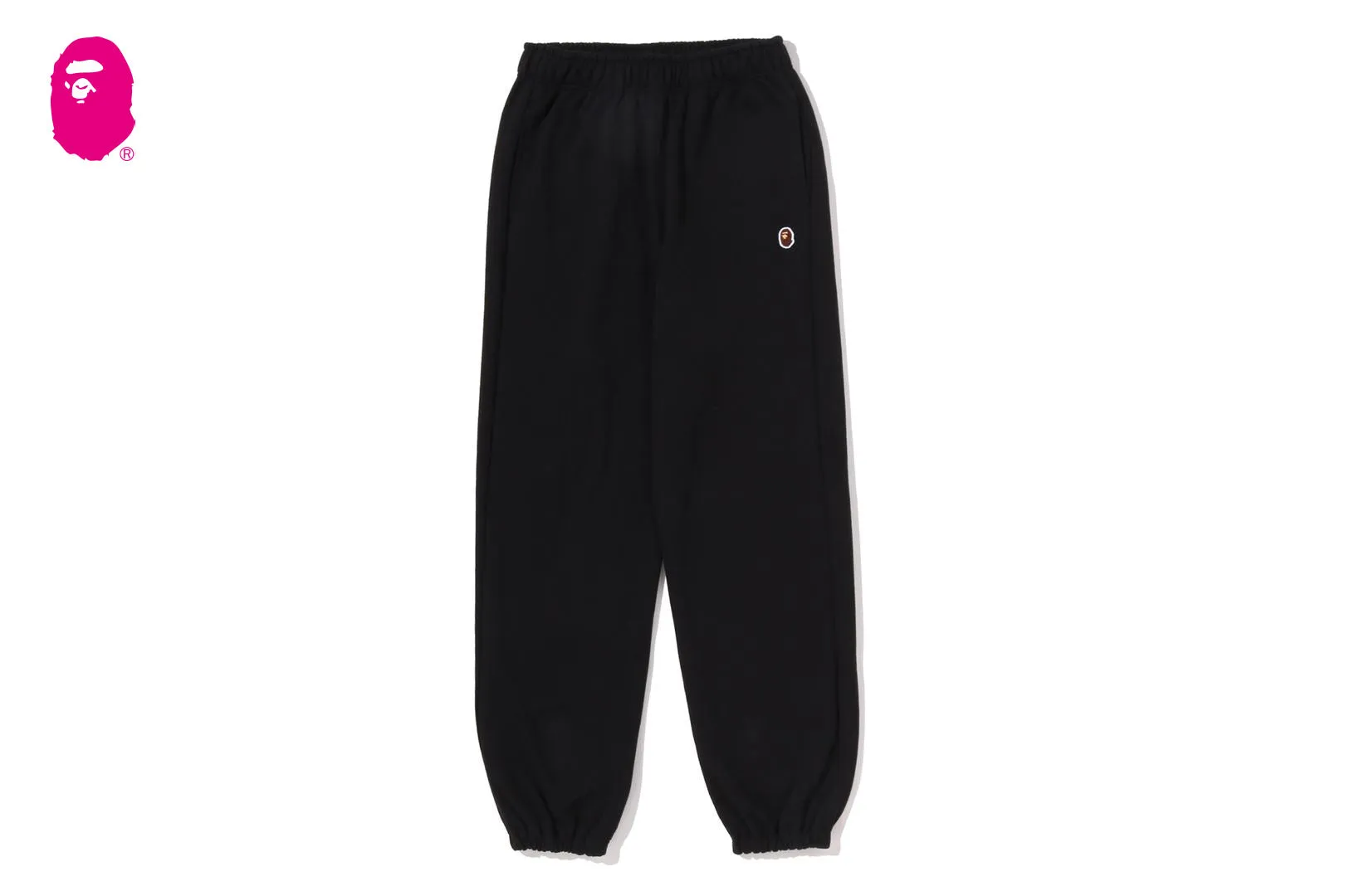 APE HEAD ONE POINT LOOSE FIT SWEAT PANTS sold by Bape