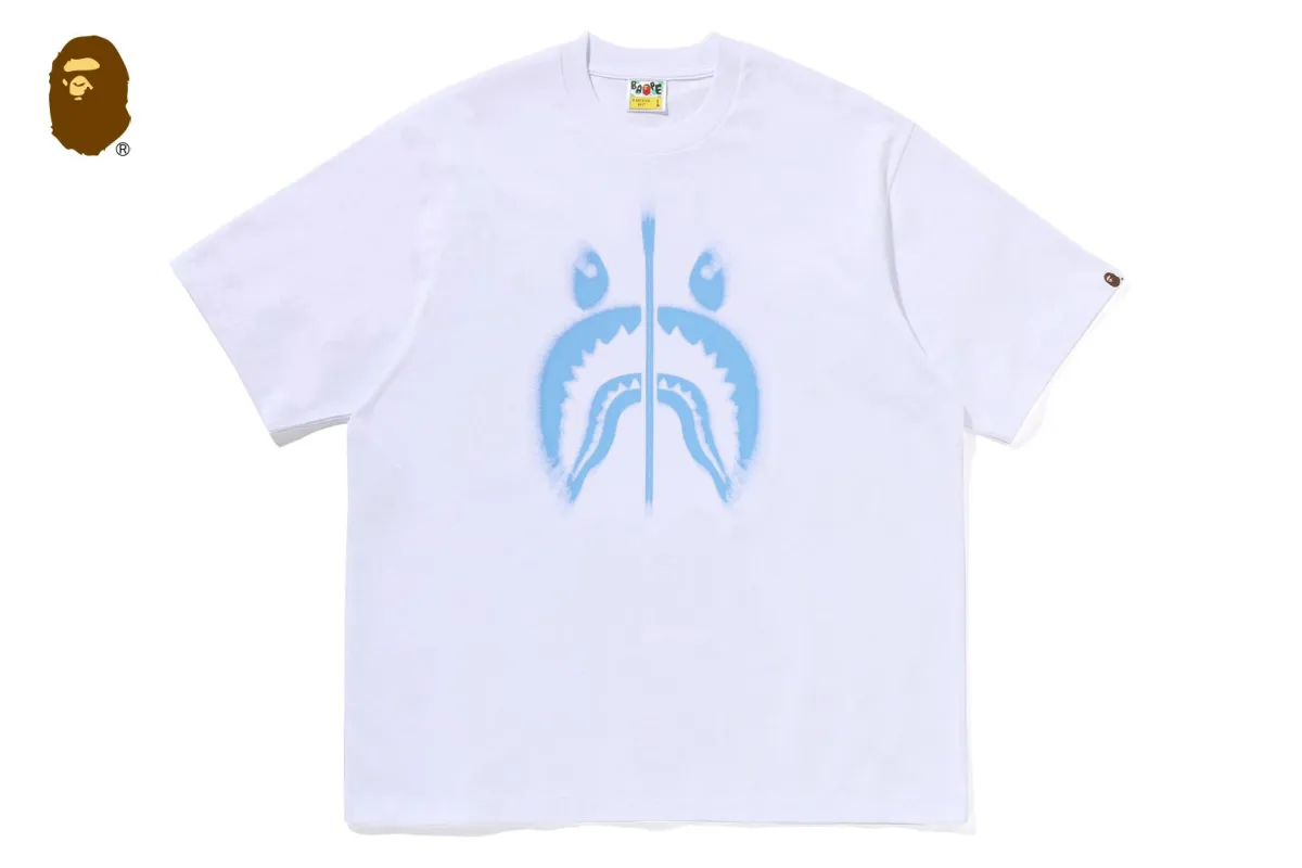 SPRAY SHARK RELAXED FIT TEE made by Bape