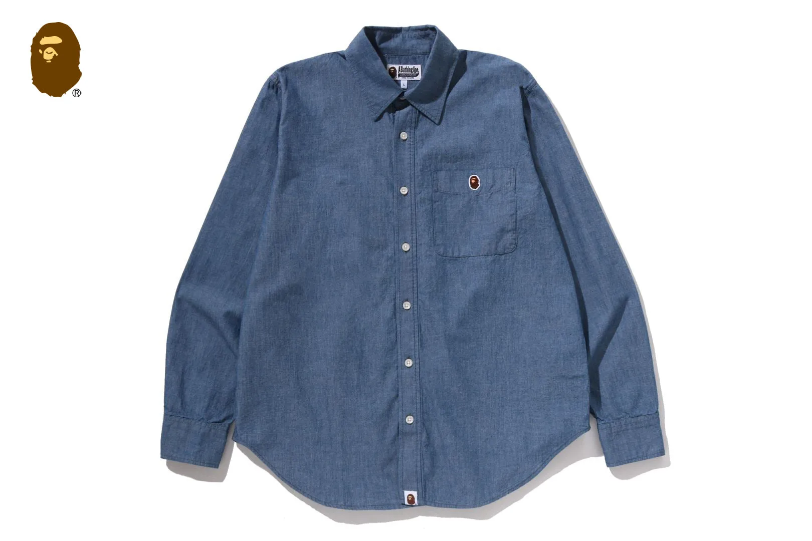 ONE POINT CHAMBRAY SHIRT sold by Bape product image thumbnail 4