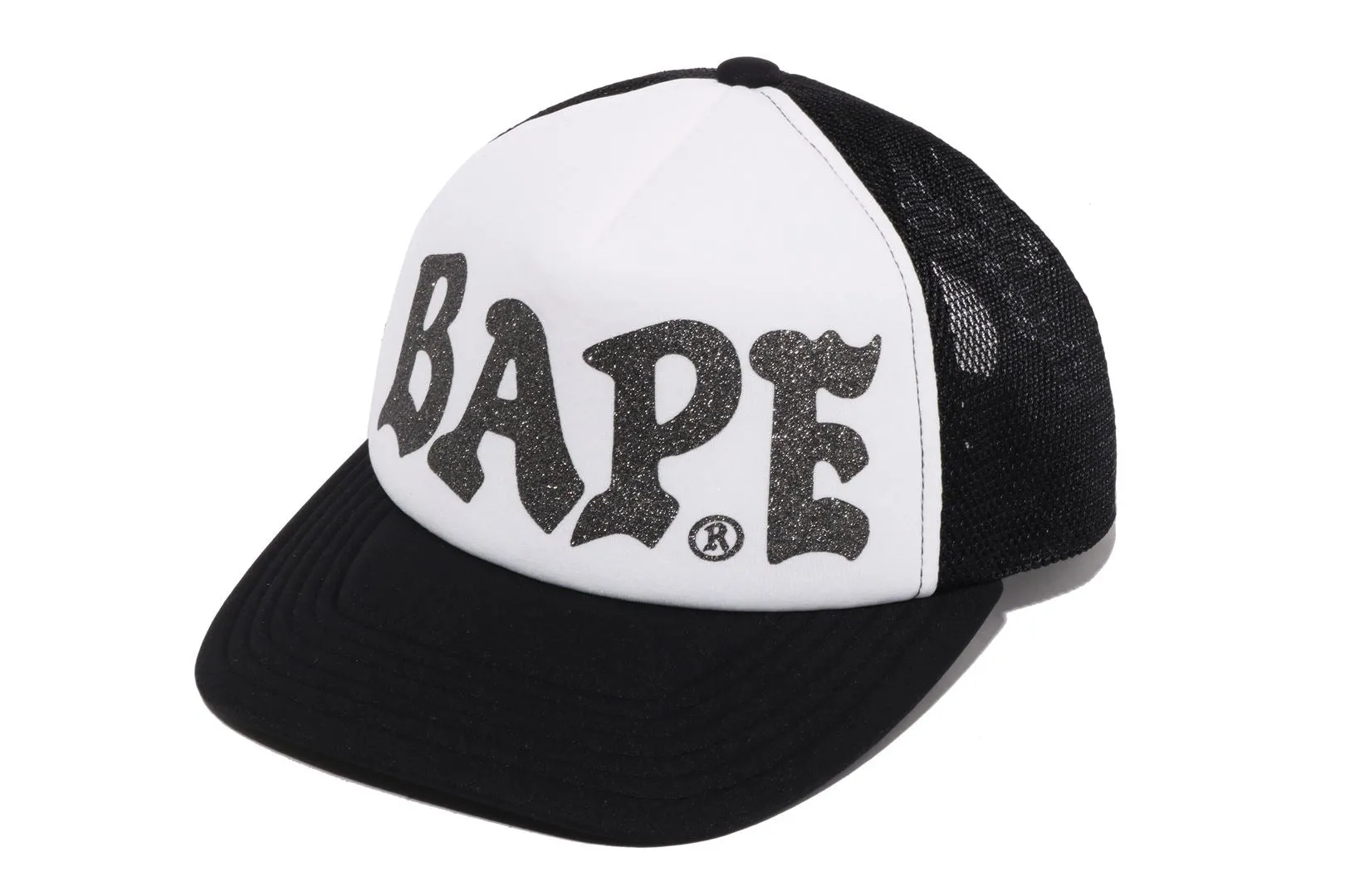 BAPE GLITTER PRINT MESH CAP sold by Bape