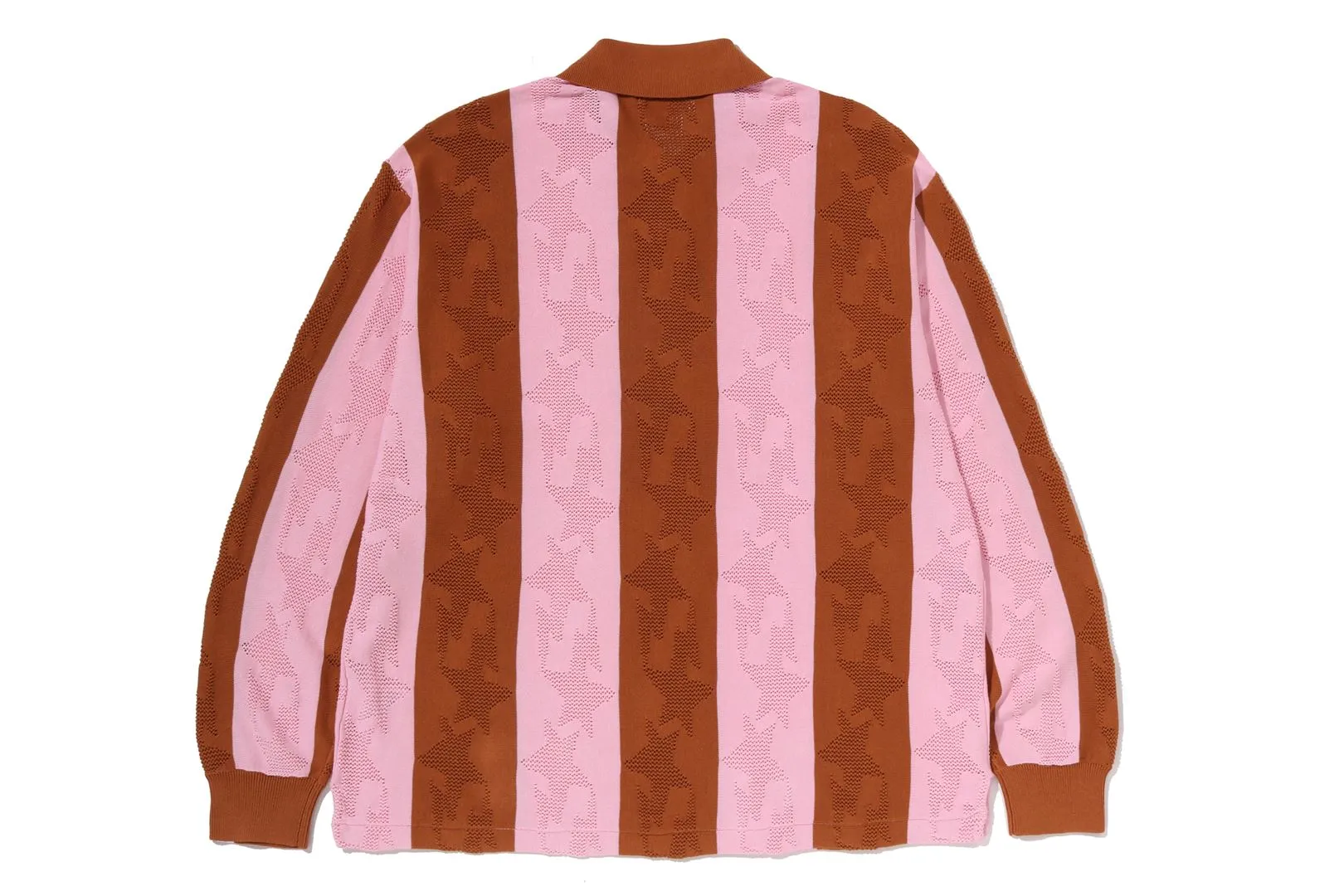 STA STRIPE PATTERN JACQUARD MULTI LOGO RELAXED FIT LS TEE sold by Bape product image thumbnail 2