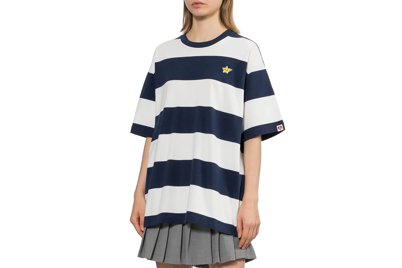 MILOSTA BADGE STRIPE TEE sold by Bape product image thumbnail 3