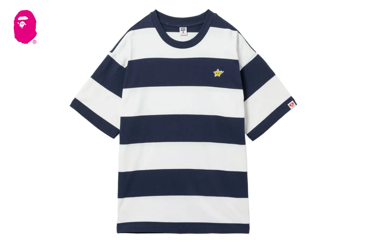MILOSTA BADGE STRIPE TEE made by Bape