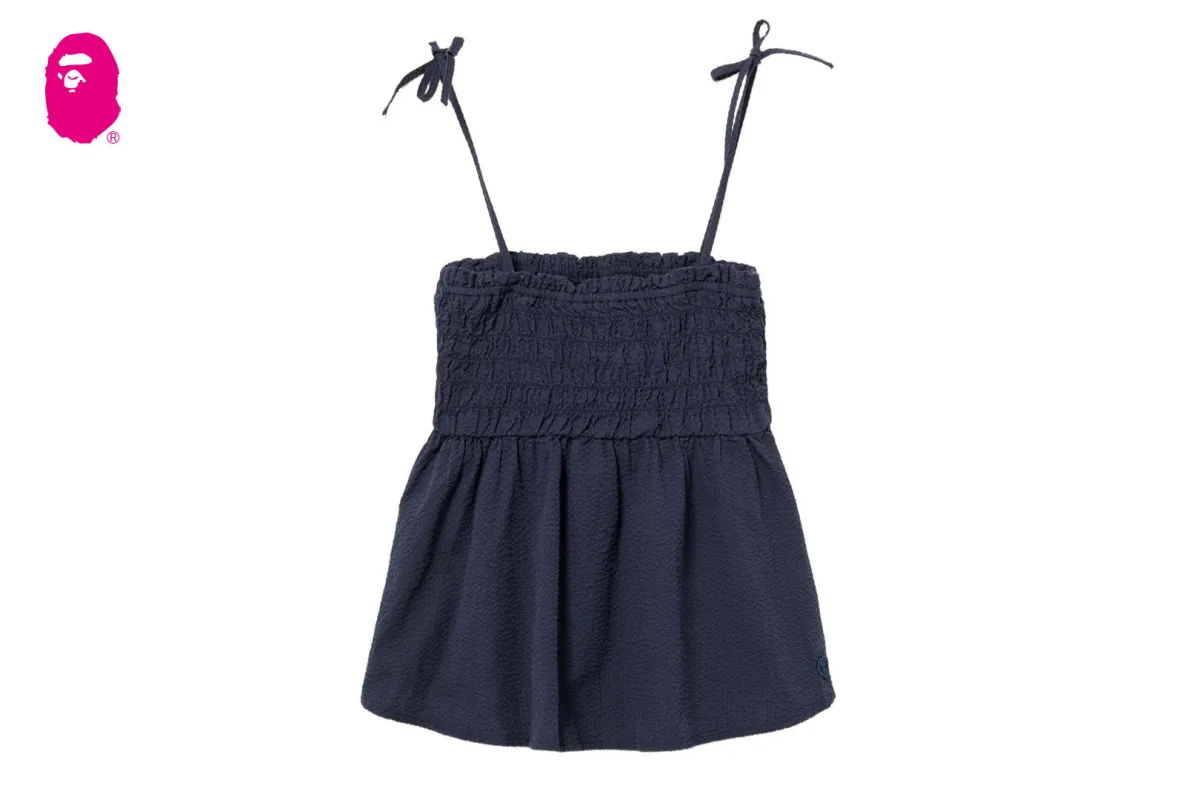 HEART BADGE WOVEN CAMI TOP #3 made by Bape